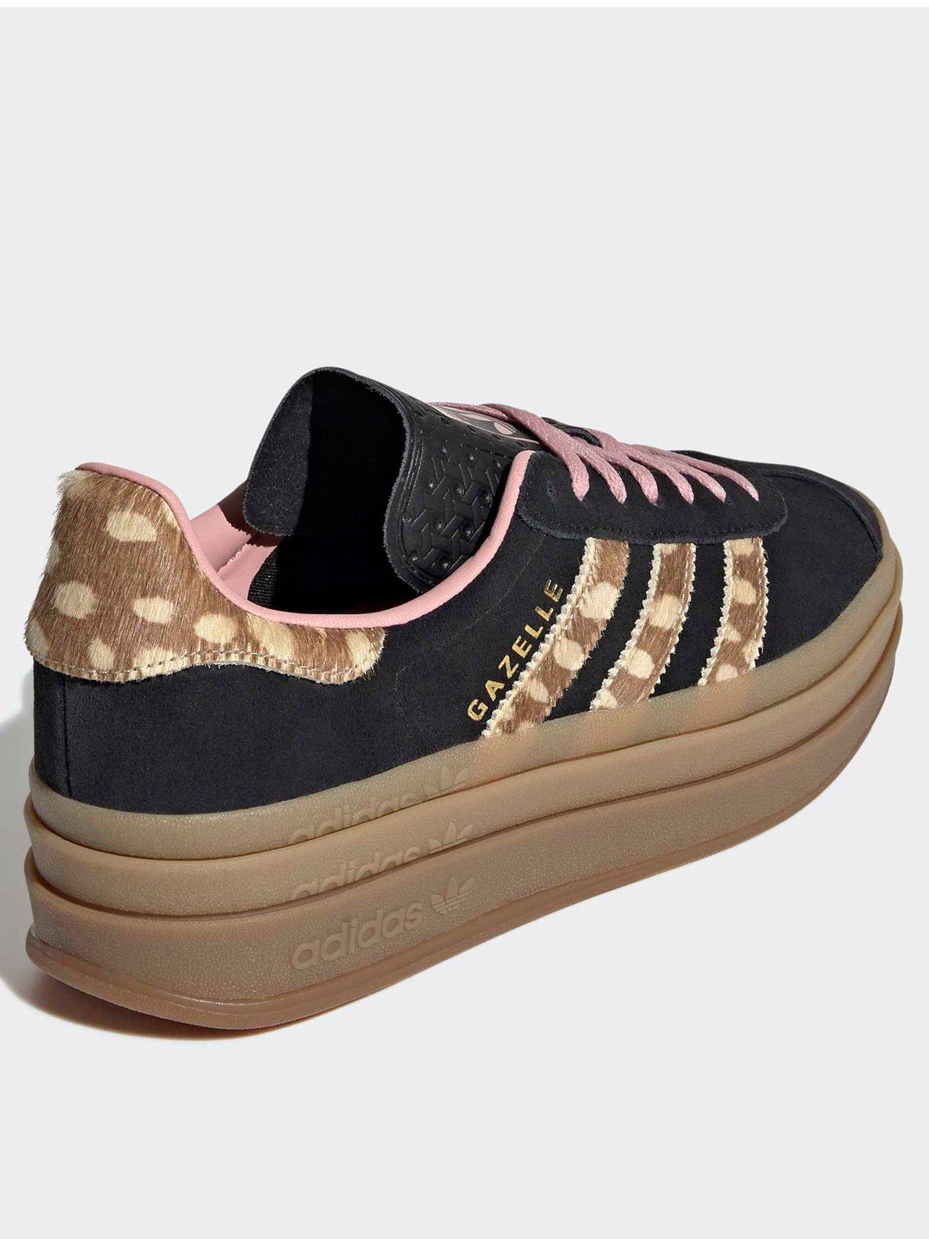 Image 3 of 7 of adidas Originals Womens Gazelle Bold Trainers - Black