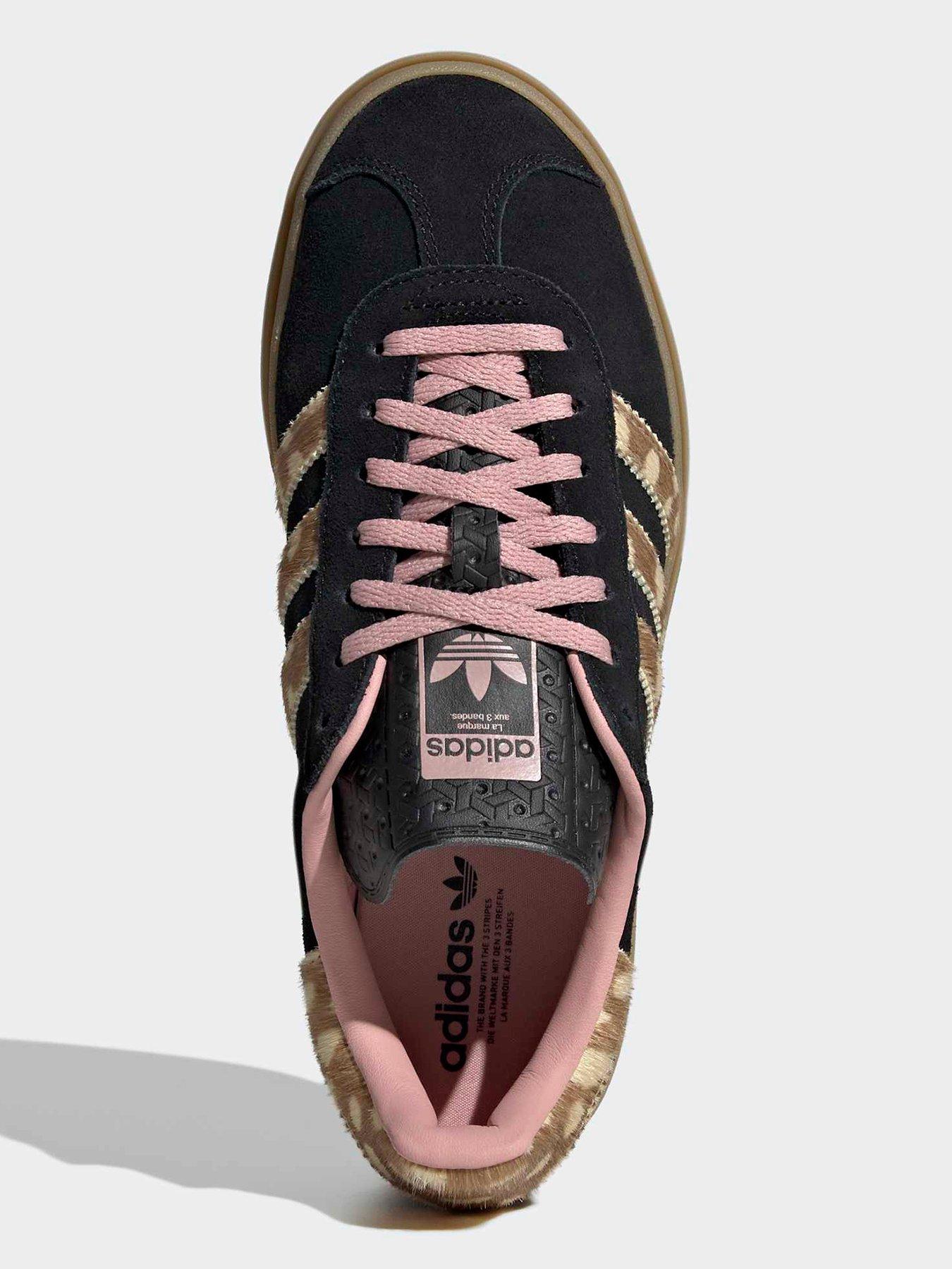 Image 4 of 7 of adidas Originals Womens Gazelle Bold Trainers - Black