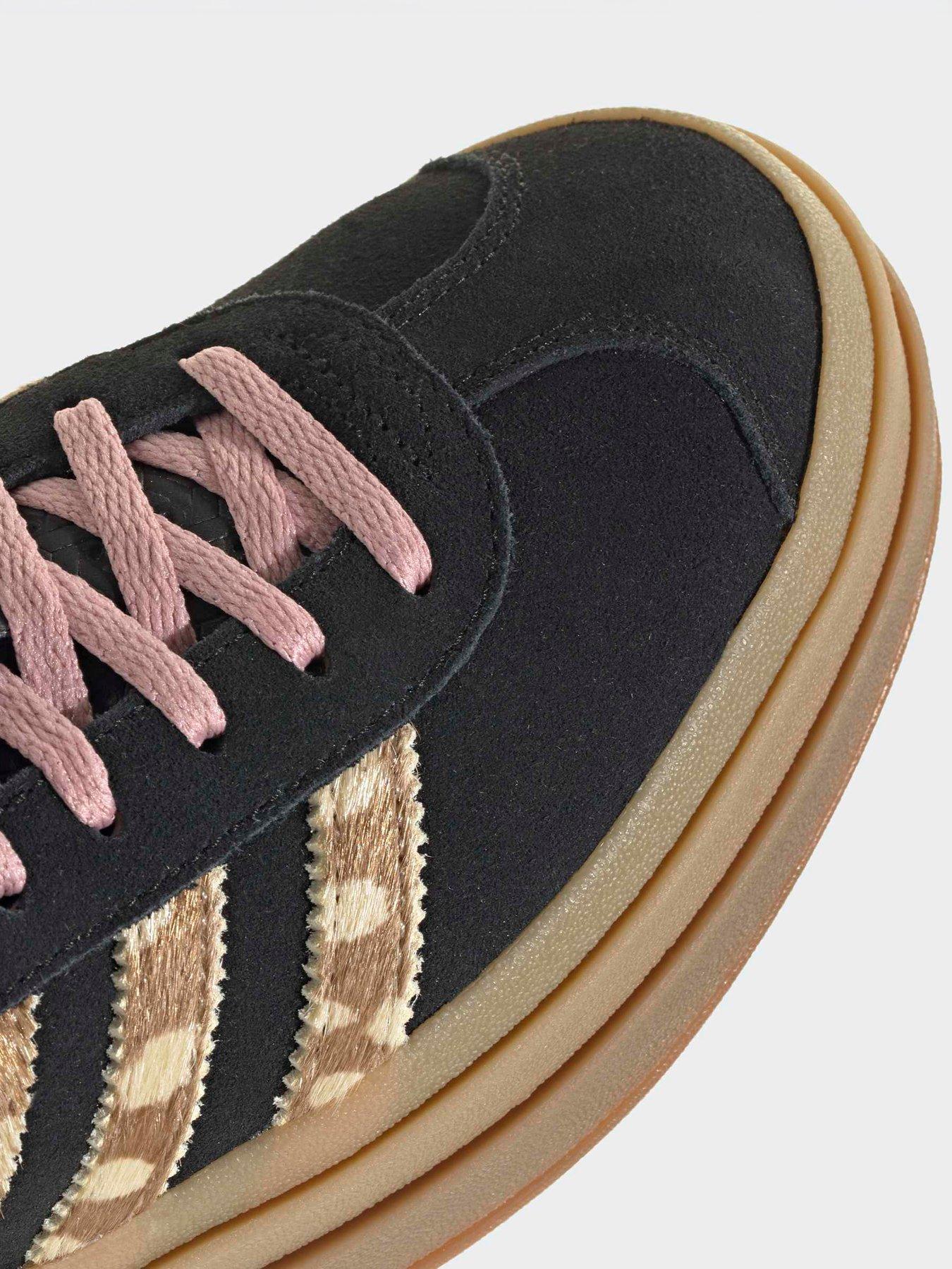 Image 6 of 7 of adidas Originals Womens Gazelle Bold Trainers - Black