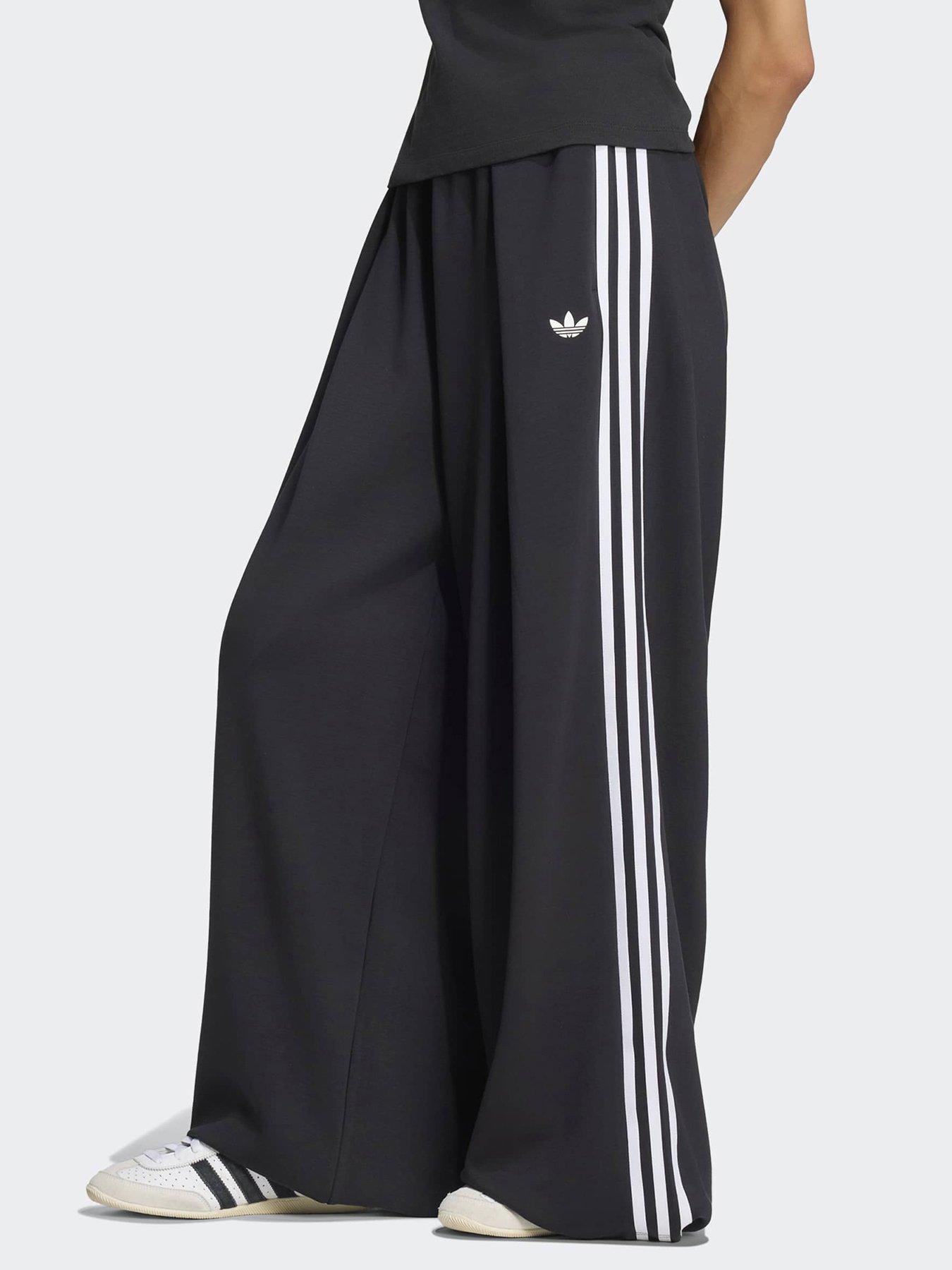 adidas Originals Womens Pleated Track Pant - Black