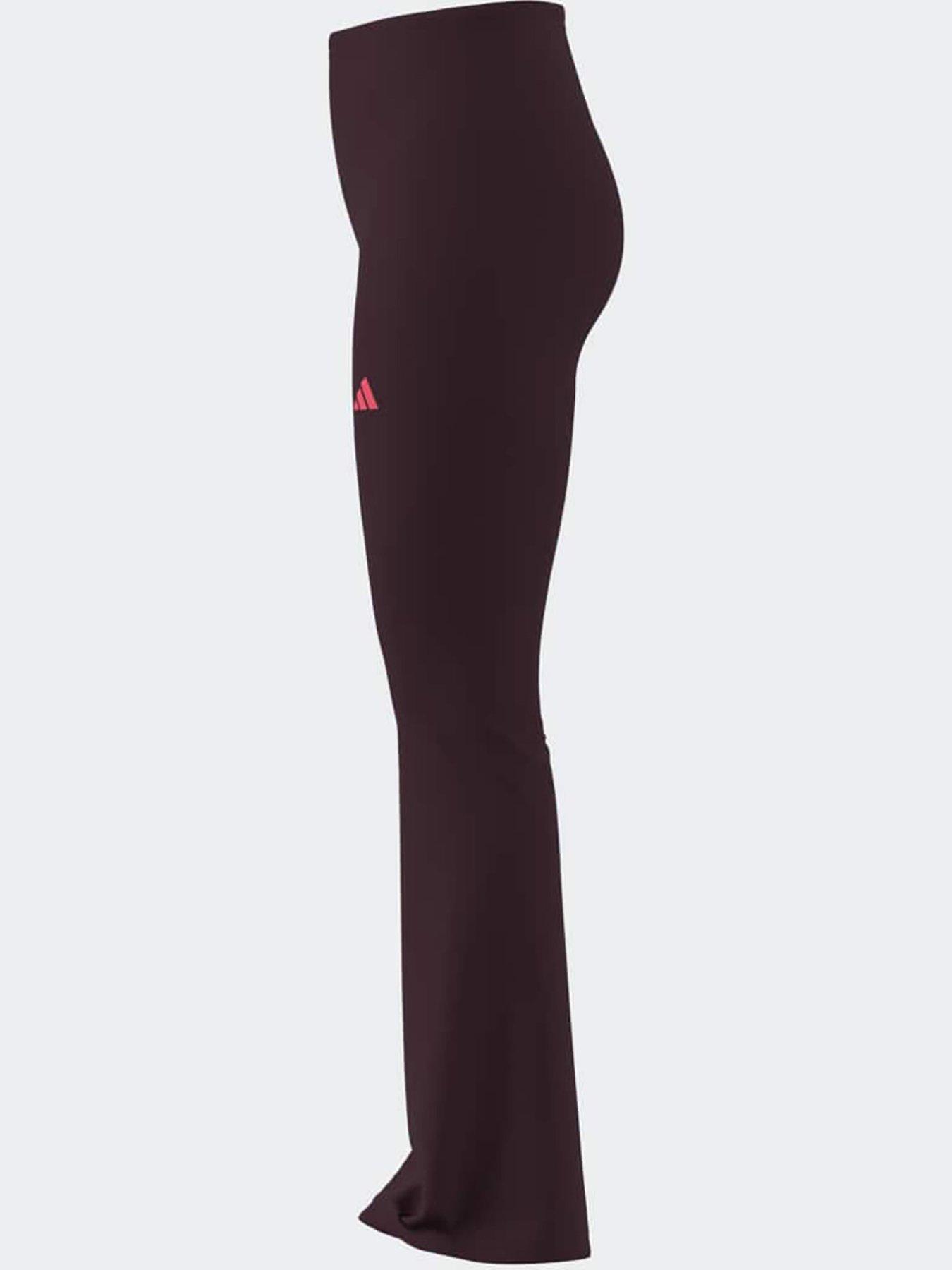 Image 5 of 5 of adidas Sportswear Junior Flare Legging - Red