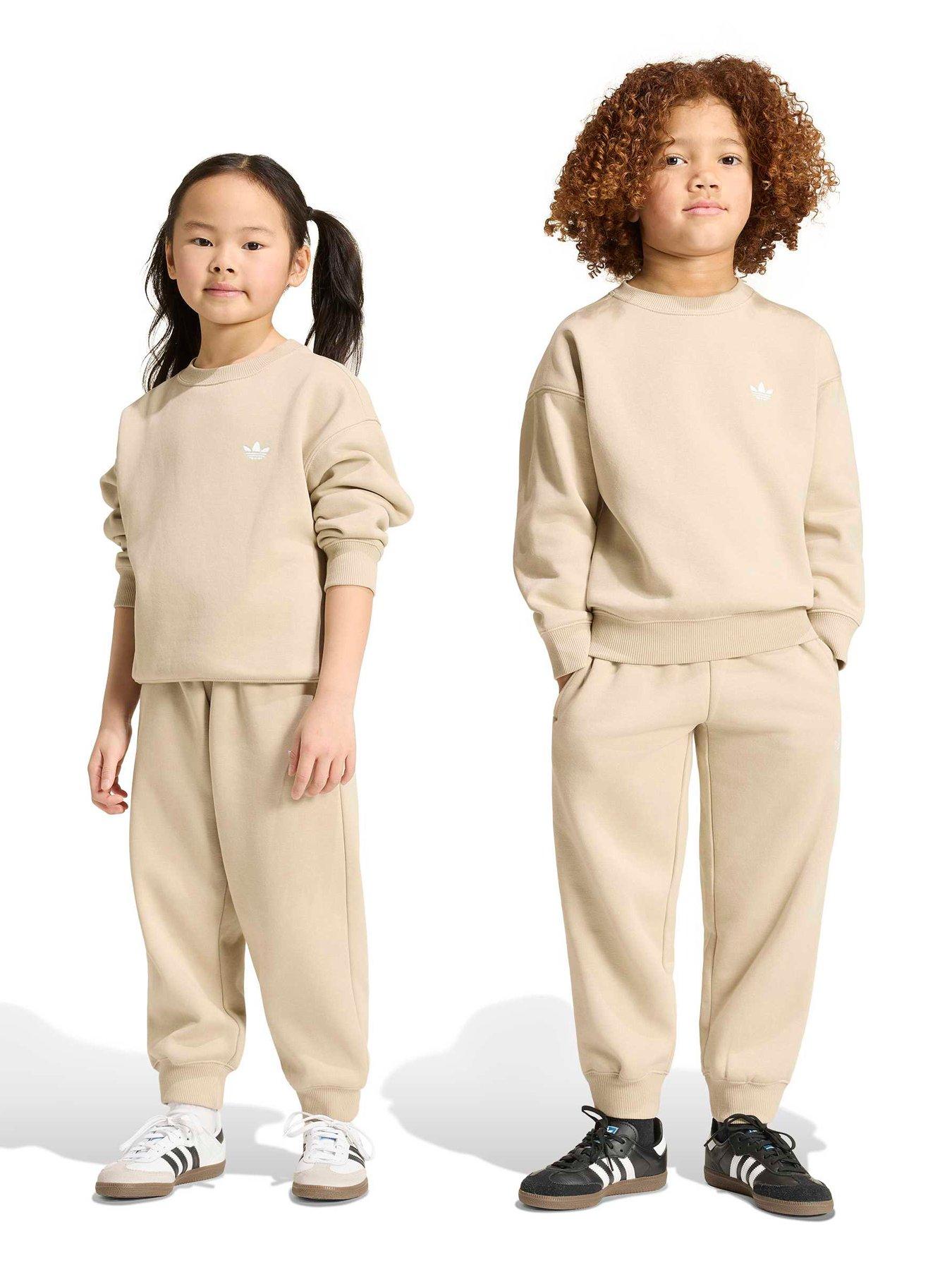 adidas Originals Kids Crew Jog Set - Beige