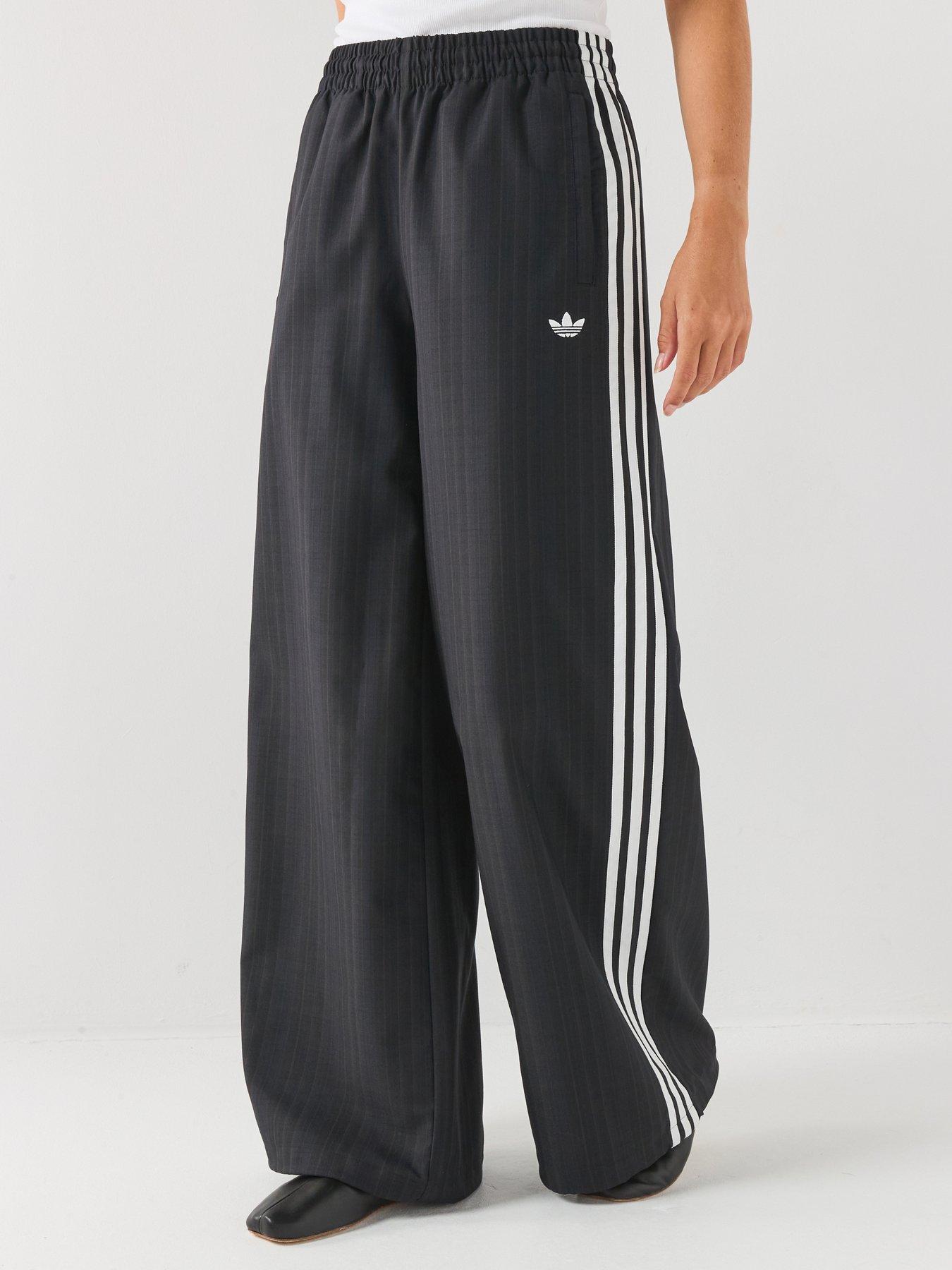 adidas Originals Womens Check Track Top - Black
