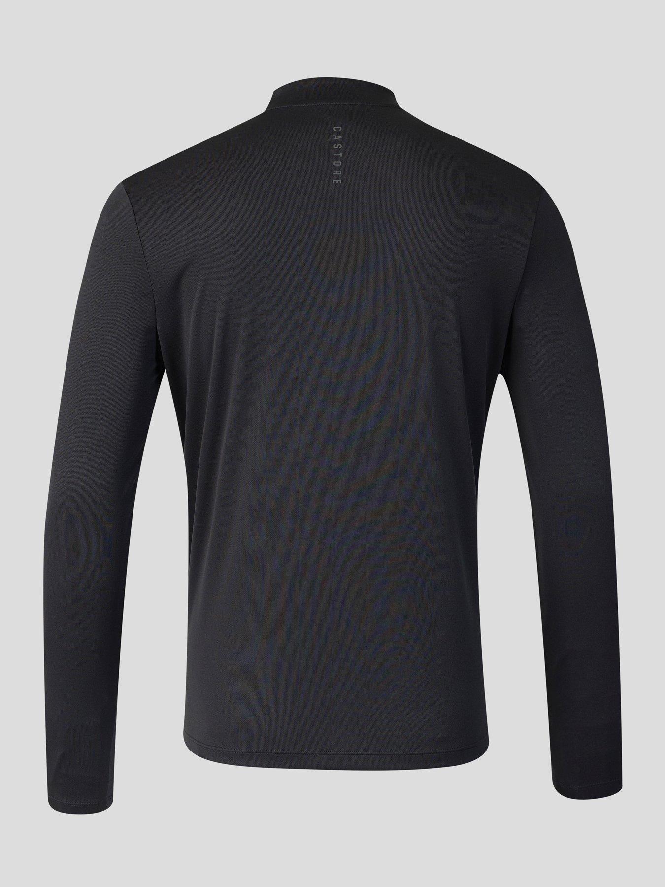 Image 2 of 4 of Castore Mens Training 1/4 Zip Long Sleeve Top - Black