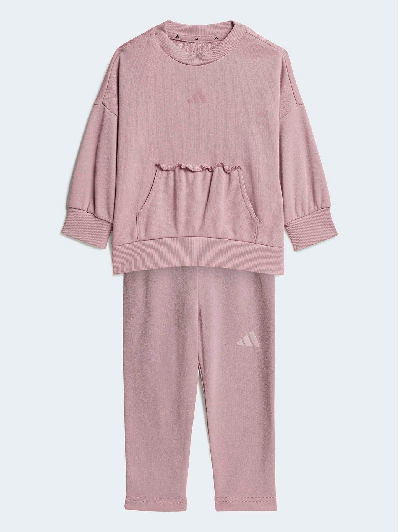 Image 1 of 5 of adidas Sportswear Infant Sweat Set - Purple
