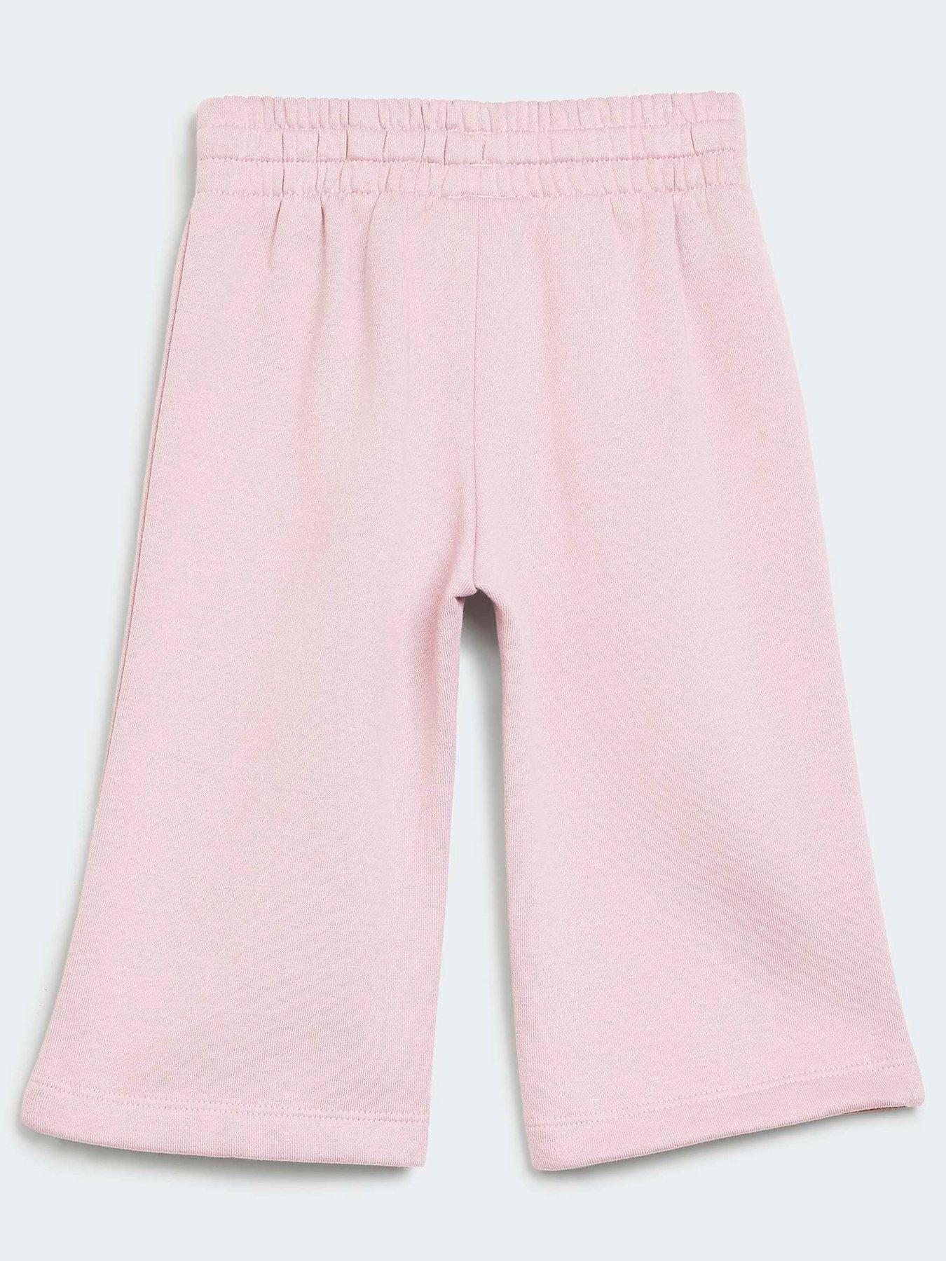 Image 2 of 6 of adidas Originals Girls Crew Pants Set - Pink
