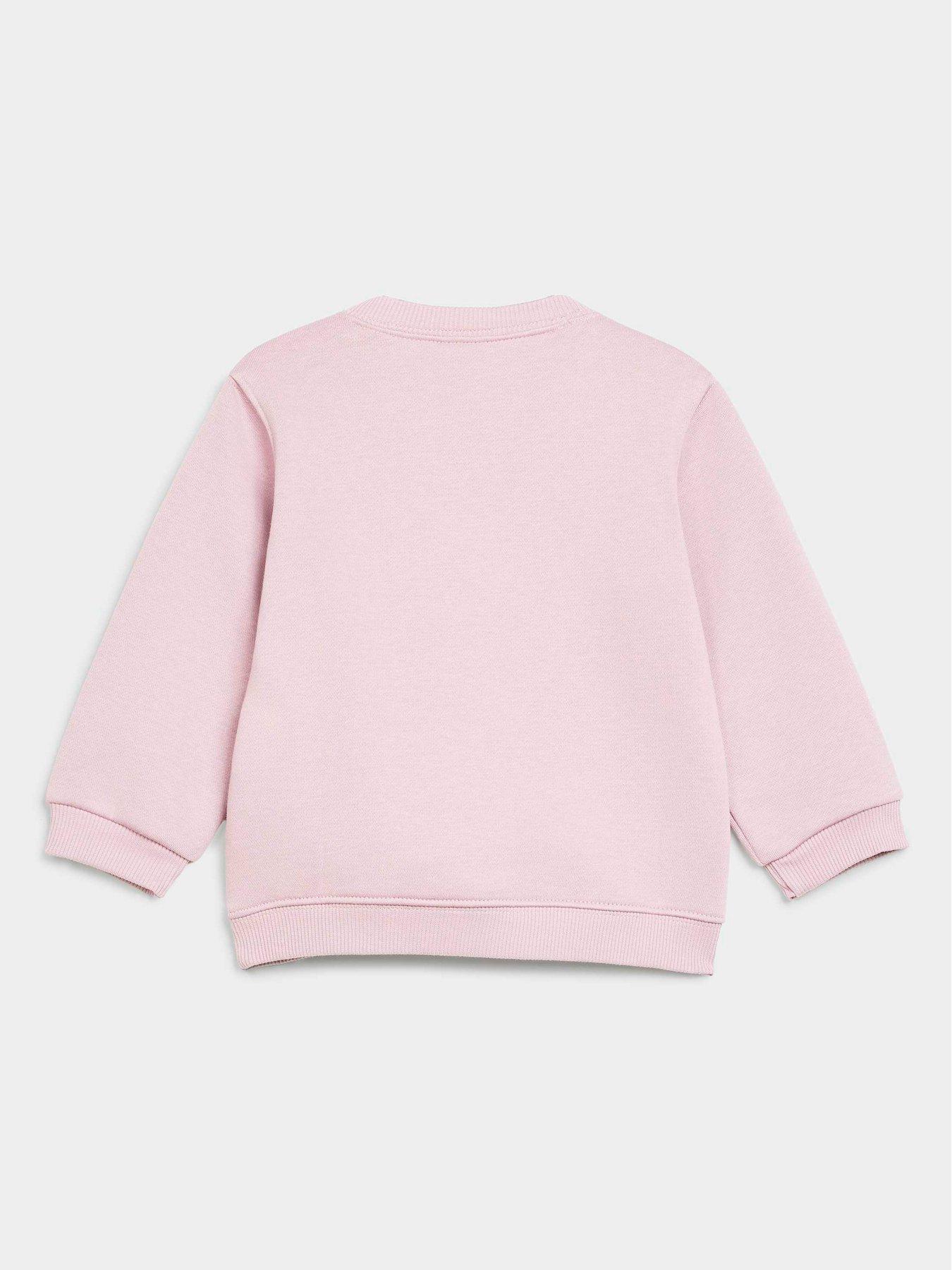 Image 3 of 6 of adidas Originals Girls Crew Pants Set - Pink