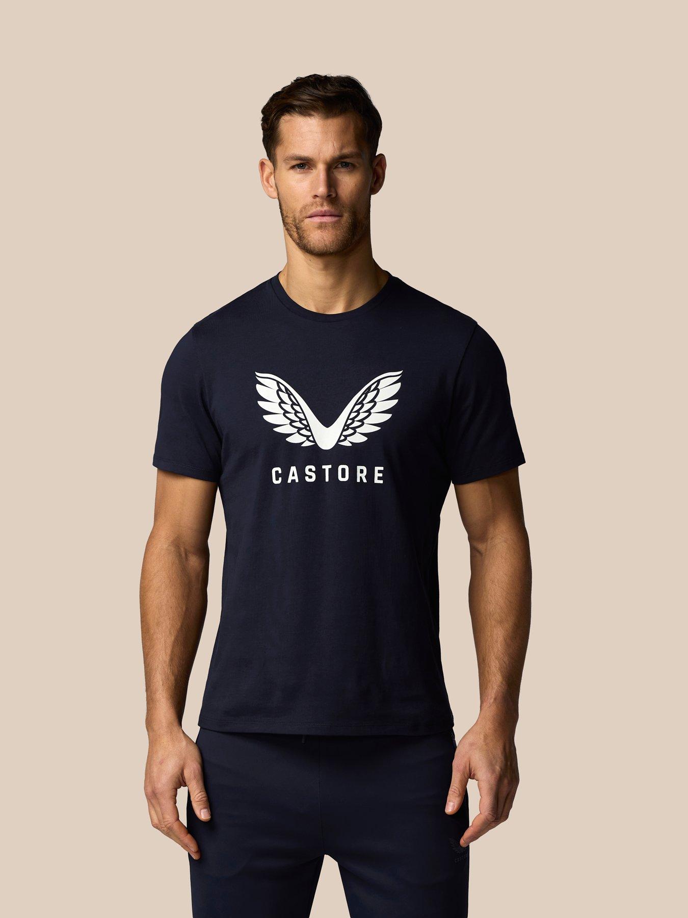 Castore Mens Training Short Sleeve Graphic T-Shirt - Navy