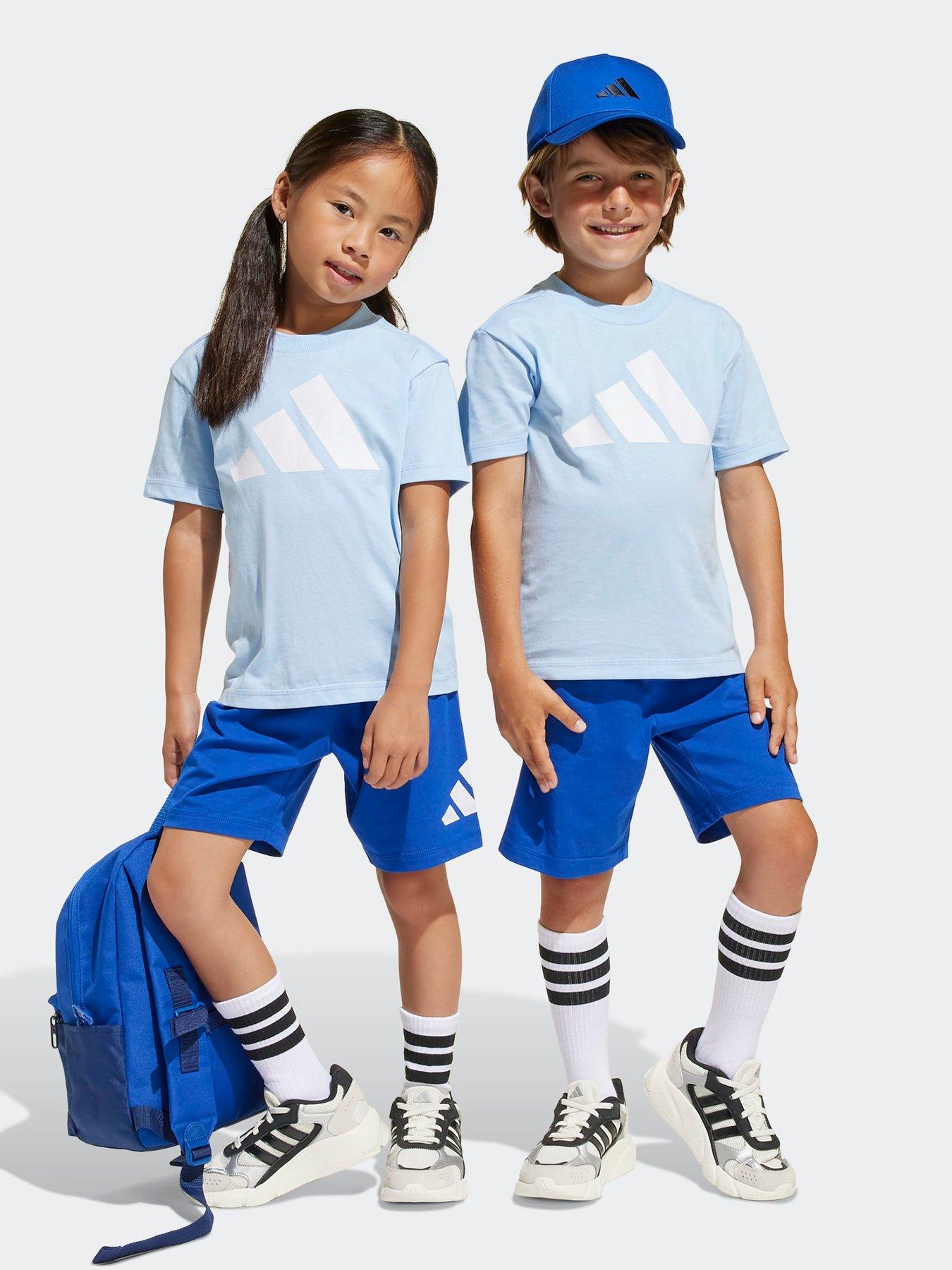 adidas Sportswear Kids T-Shirt Short Set - Blue