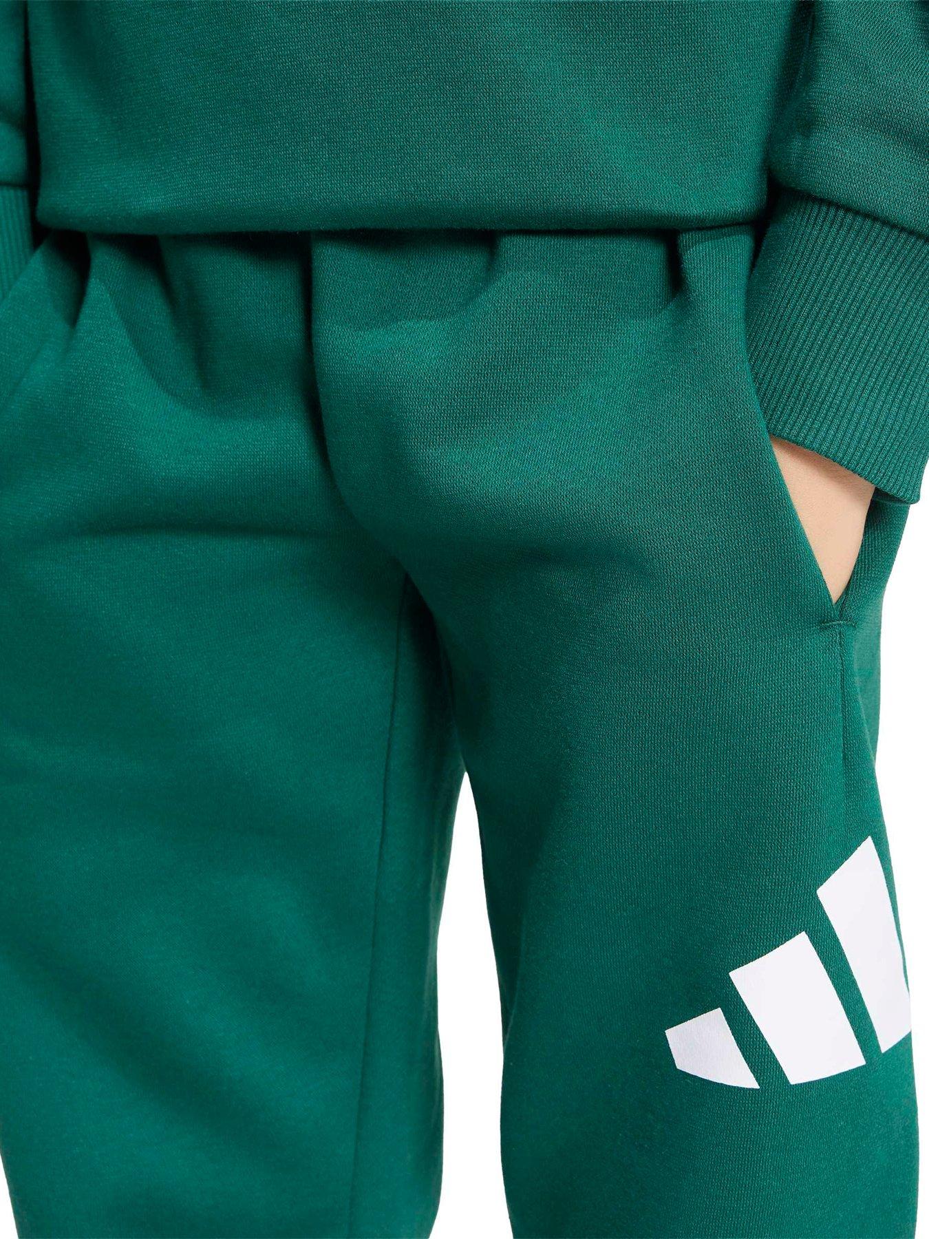 Image 5 of 5 of adidas Sportswear Kids Fleece Jogger Set - Green