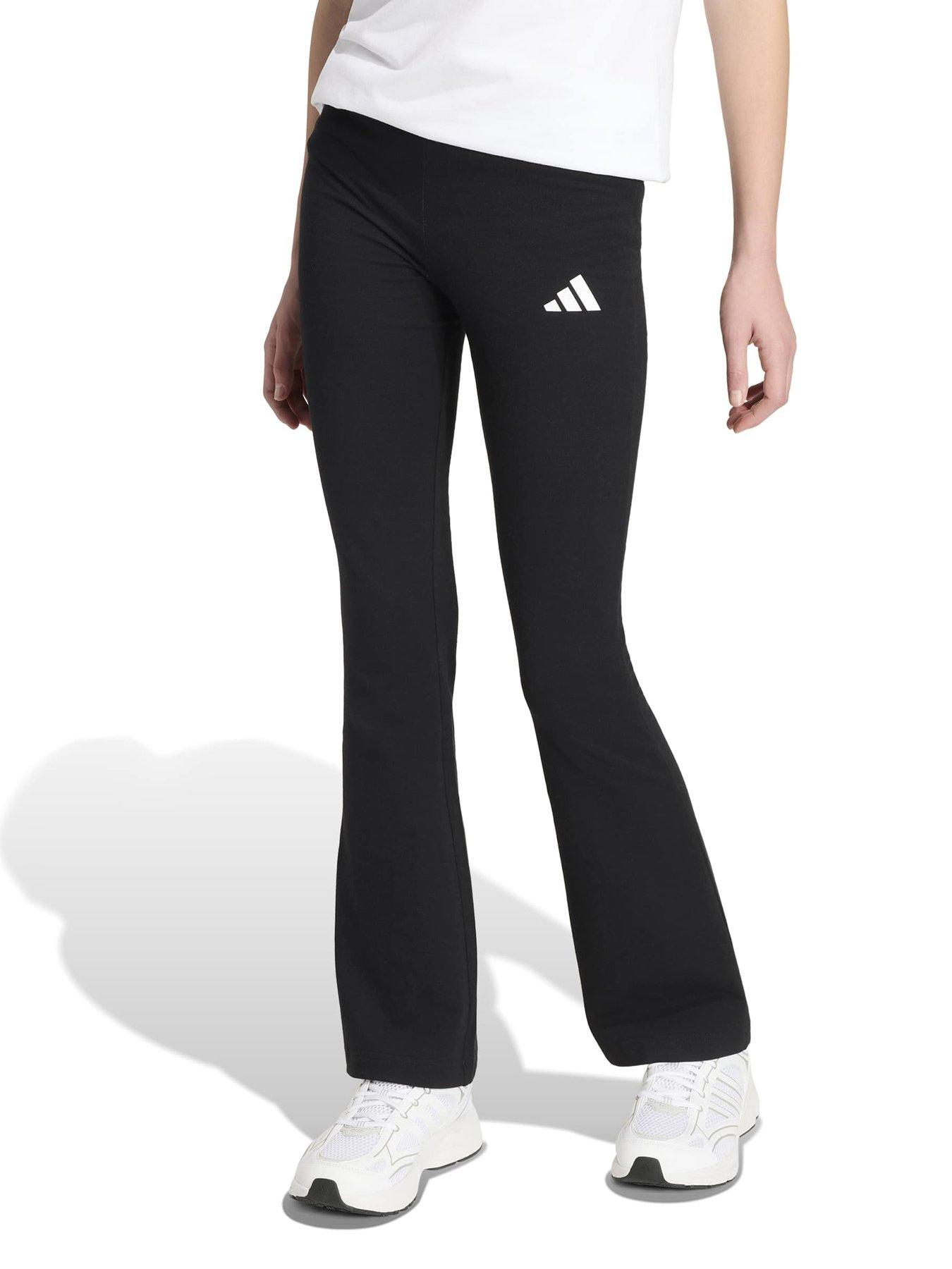 Adidas Sportswear Junior Girls Flare Leggings - Black