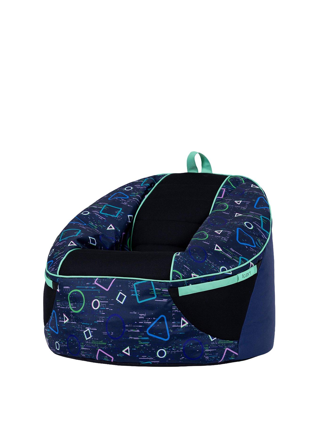 Image 2 of 7 of Icon Beanbags Alpha Kids Gaming Bean Bag- Blue