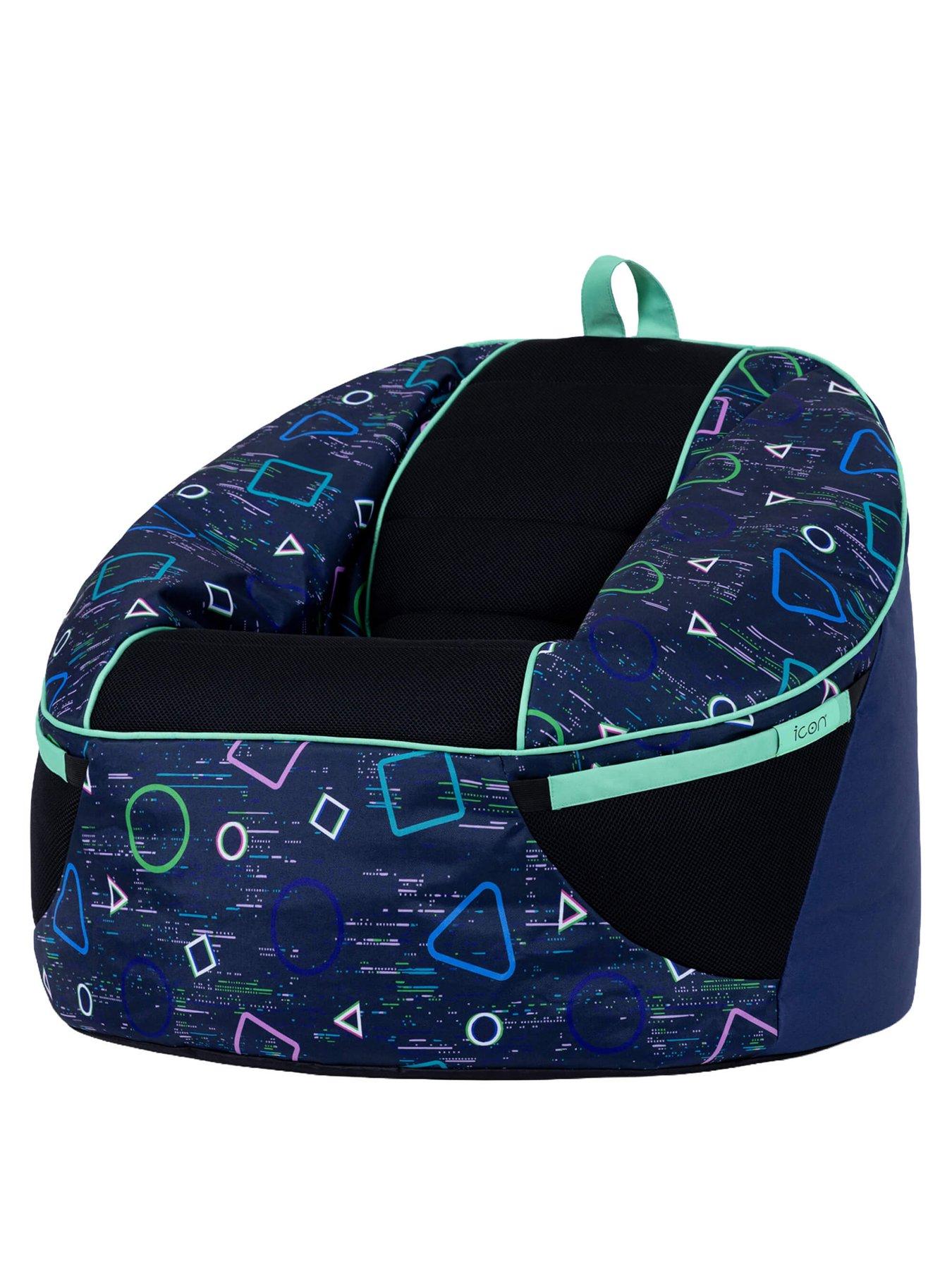 Image 4 of 7 of Icon Beanbags Alpha Kids Gaming Bean Bag- Blue