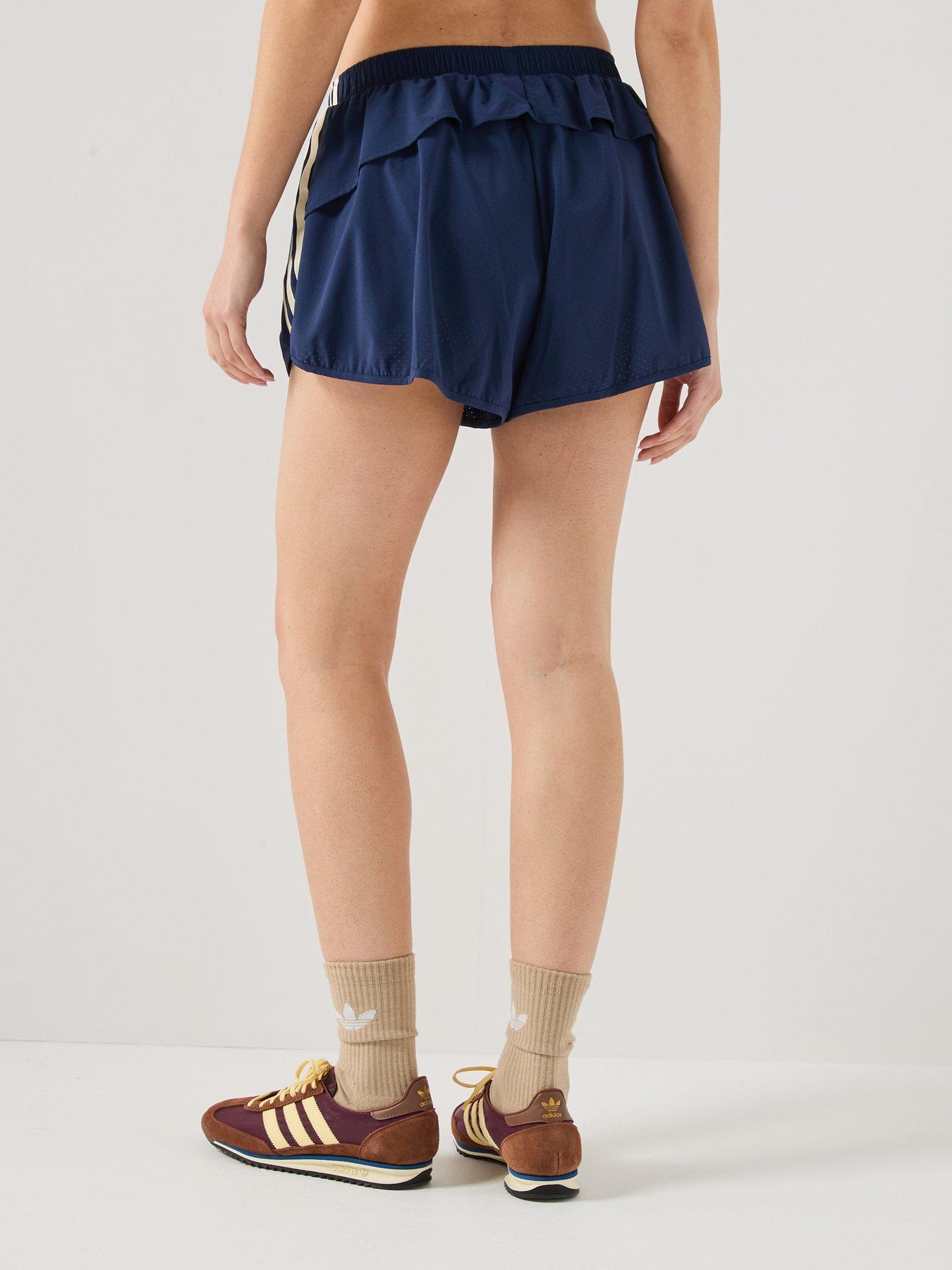 Image 2 of 6 of adidas Originals Womens Sports Training Shorts- Navy