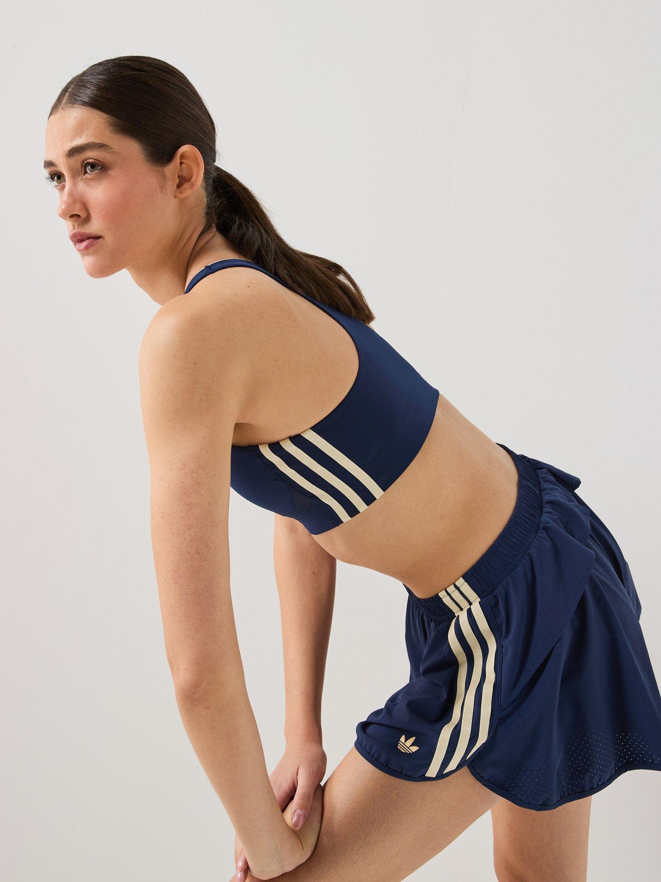 Image 5 of 6 of adidas Originals Womens Sports Training Shorts- Navy