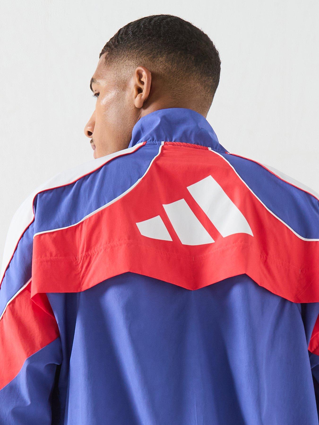 Image 6 of 6 of adidas Mens Running Adizero Jacket - Blue/red