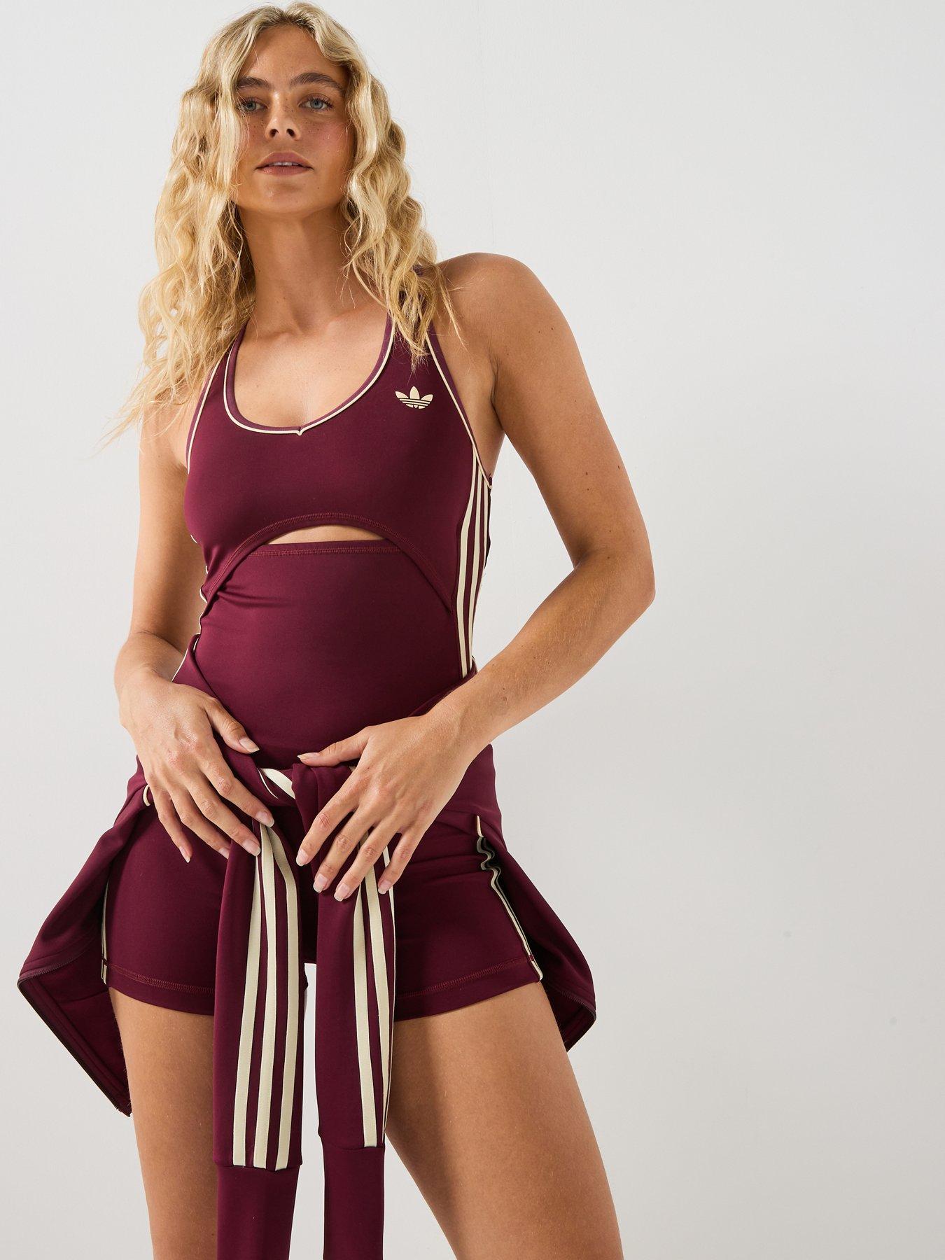Image 5 of 6 of adidas Originals Sport Women's Training All-In-One- Burgundy