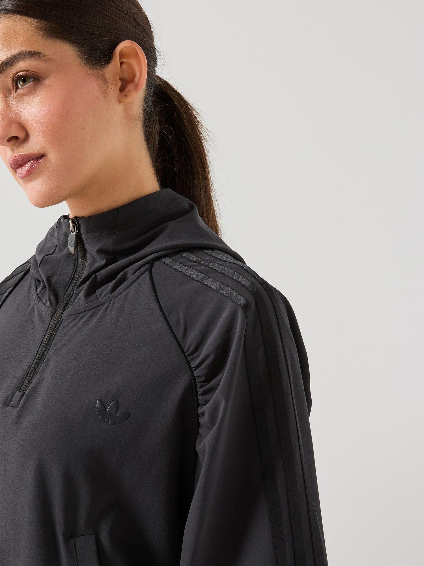 Image 4 of 6 of adidas Originals Sport Women's Quarter Zip Training Jacket- Black
