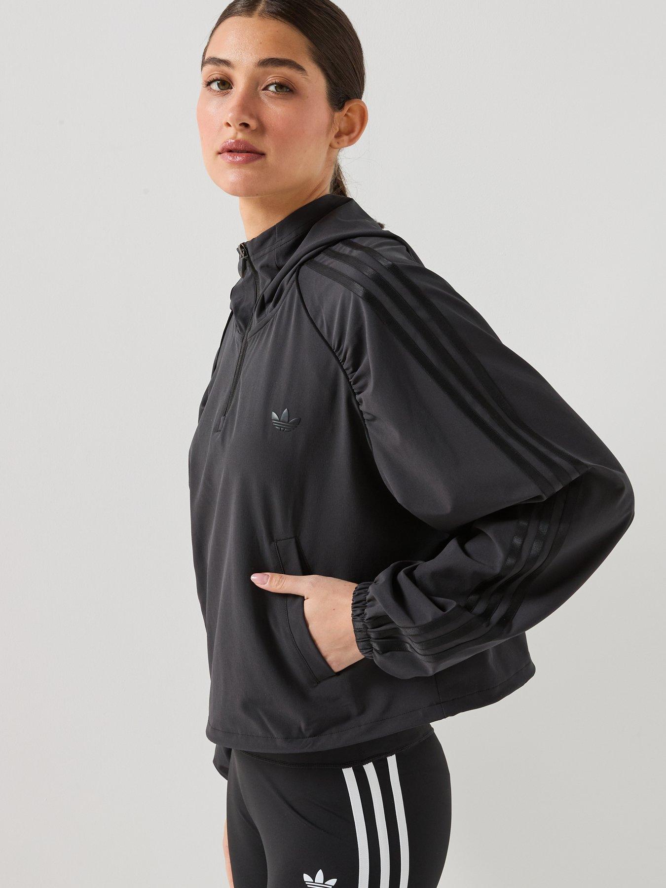 Image 5 of 6 of adidas Originals Sport Women's Quarter Zip Training Jacket- Black