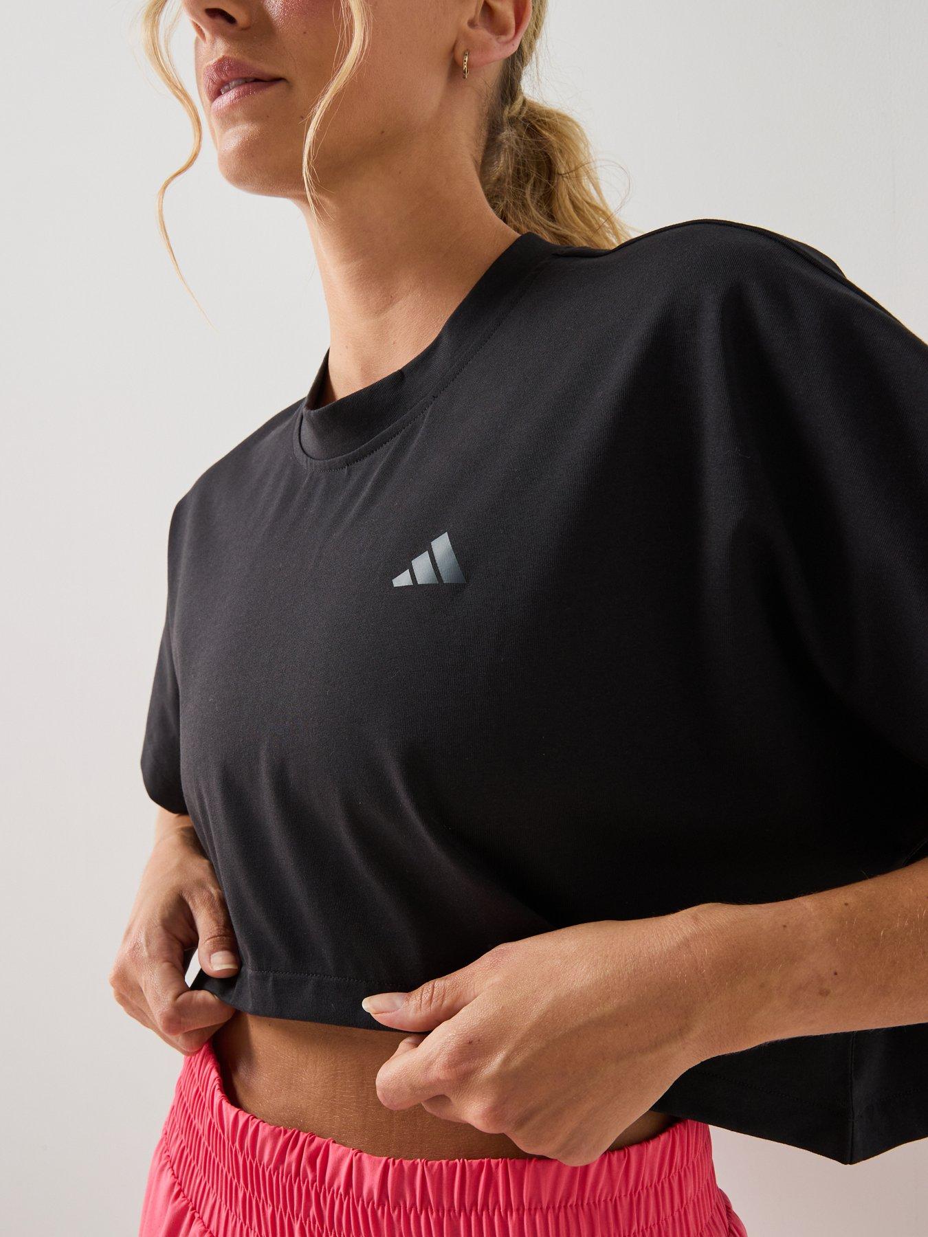 Image 4 of 5 of adidas Womens Training Power T-shirt - Black