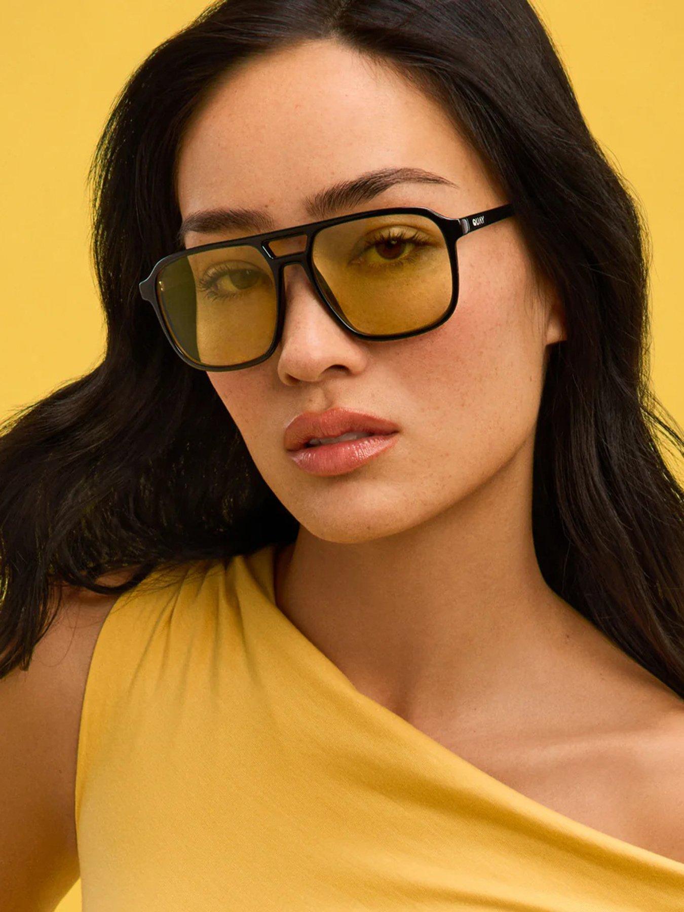 QUAY AUSTRALIA On The Fly Aviator Sunglasses