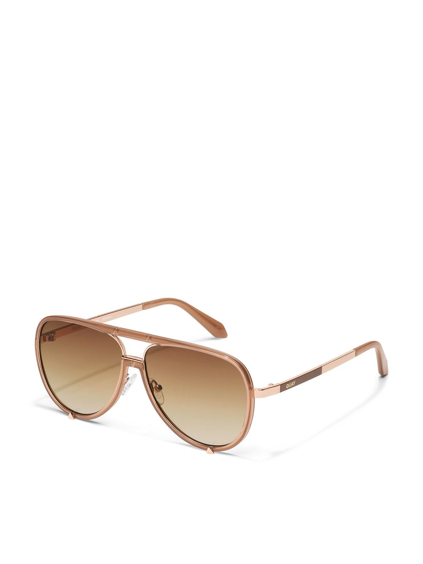 QUAY AUSTRALIA High Profile Aviator Sunglasses
