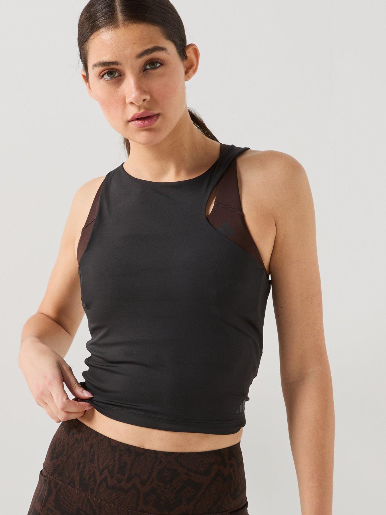 Image 1 of 6 of adidas Womens Training Motion Tank - Black