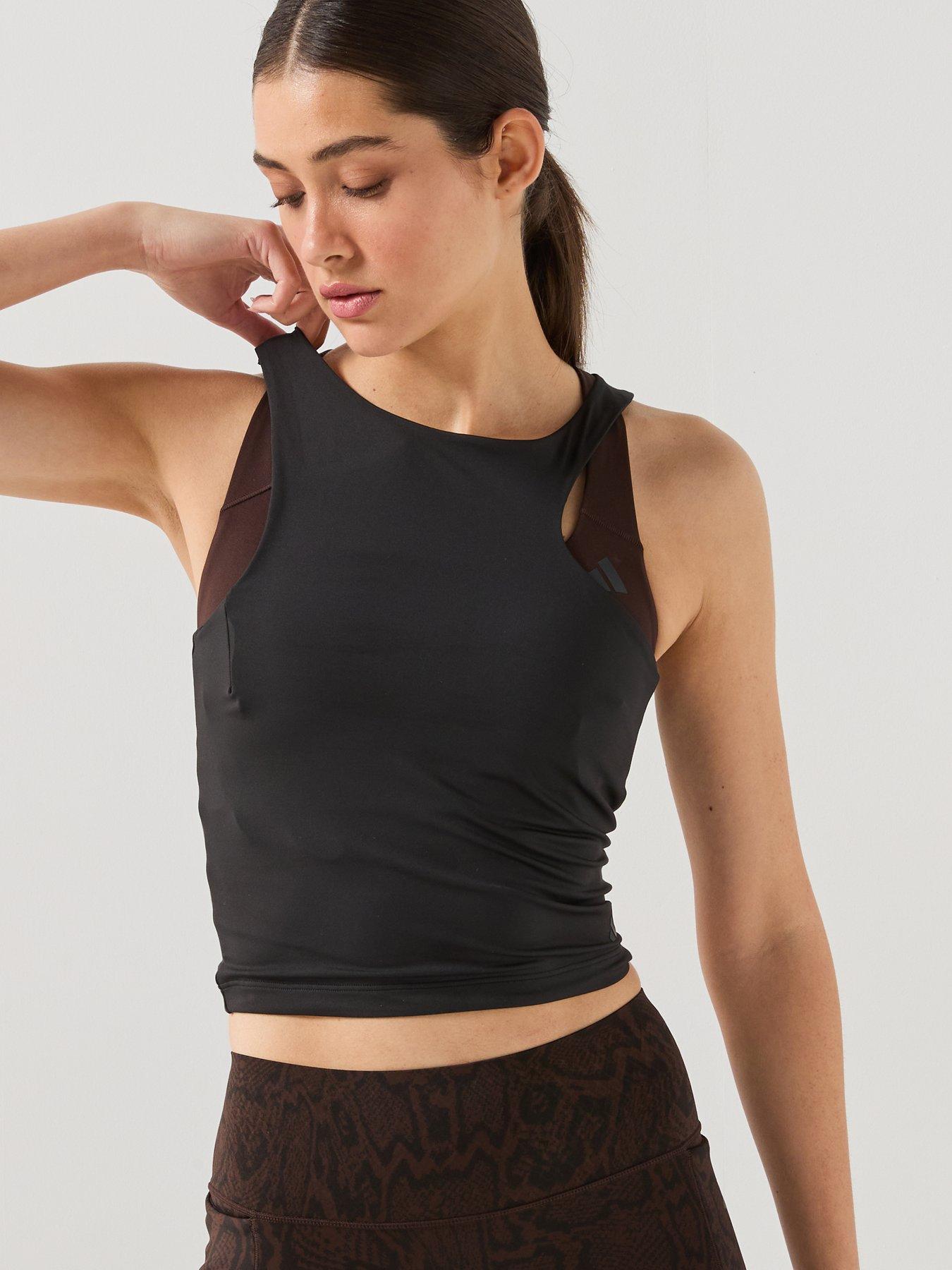 Image 6 of 6 of adidas Womens Training Motion Tank - Black