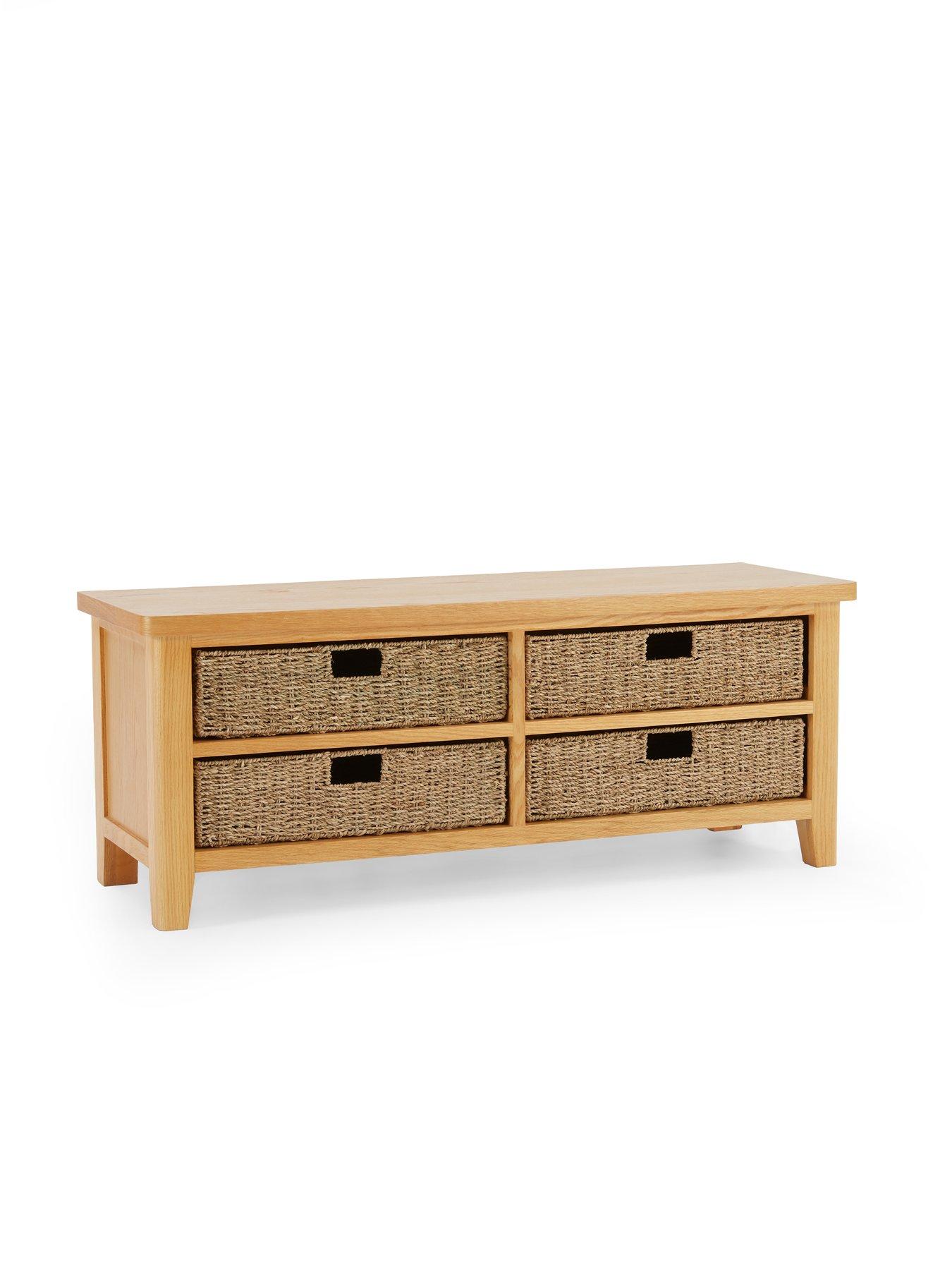 Image 4 of 7 of The Very Collection Ashwin Hallway Storage Bench