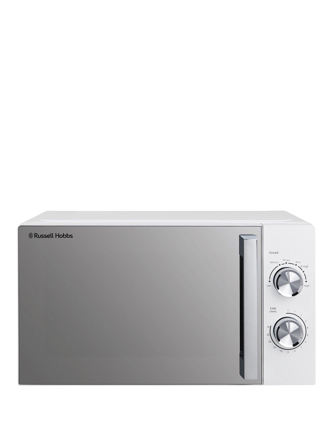 Russell Hobbs RHM1735, 17L 700W Manual Microwave in White