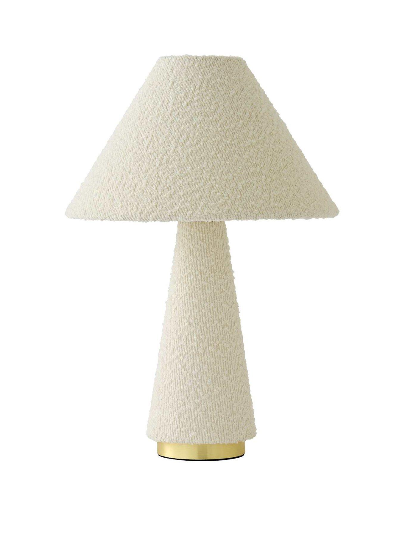 valuelights-martha-conical-cream-boucle-table-lampstillFront