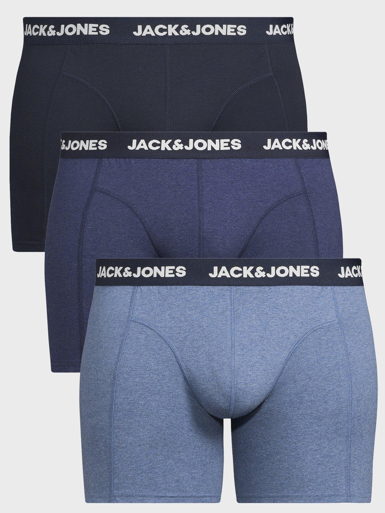 Jack & Jones Plus Fax 3 Pack Trunks - Multi
