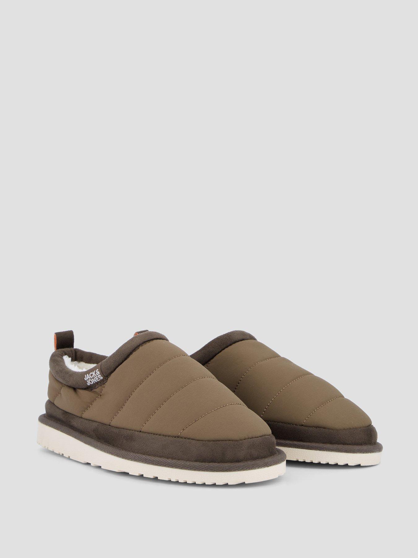 Image 6 of 7 of Jack & Jones Mens Padded Mule Slippers - Dark Olive