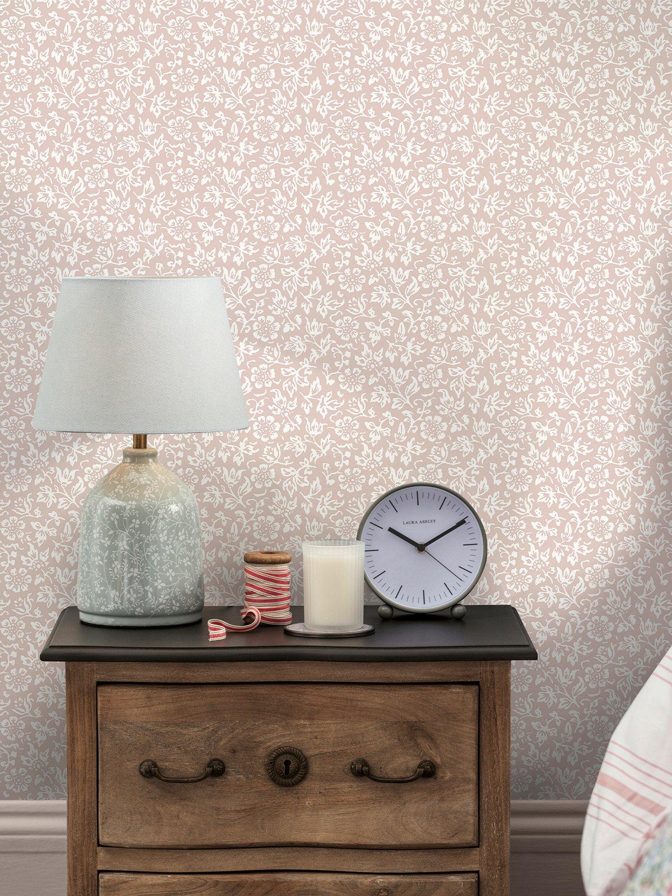 Laura Ashley Laura Ashley Sweet Alyssum Plaster Pink Wallpaper