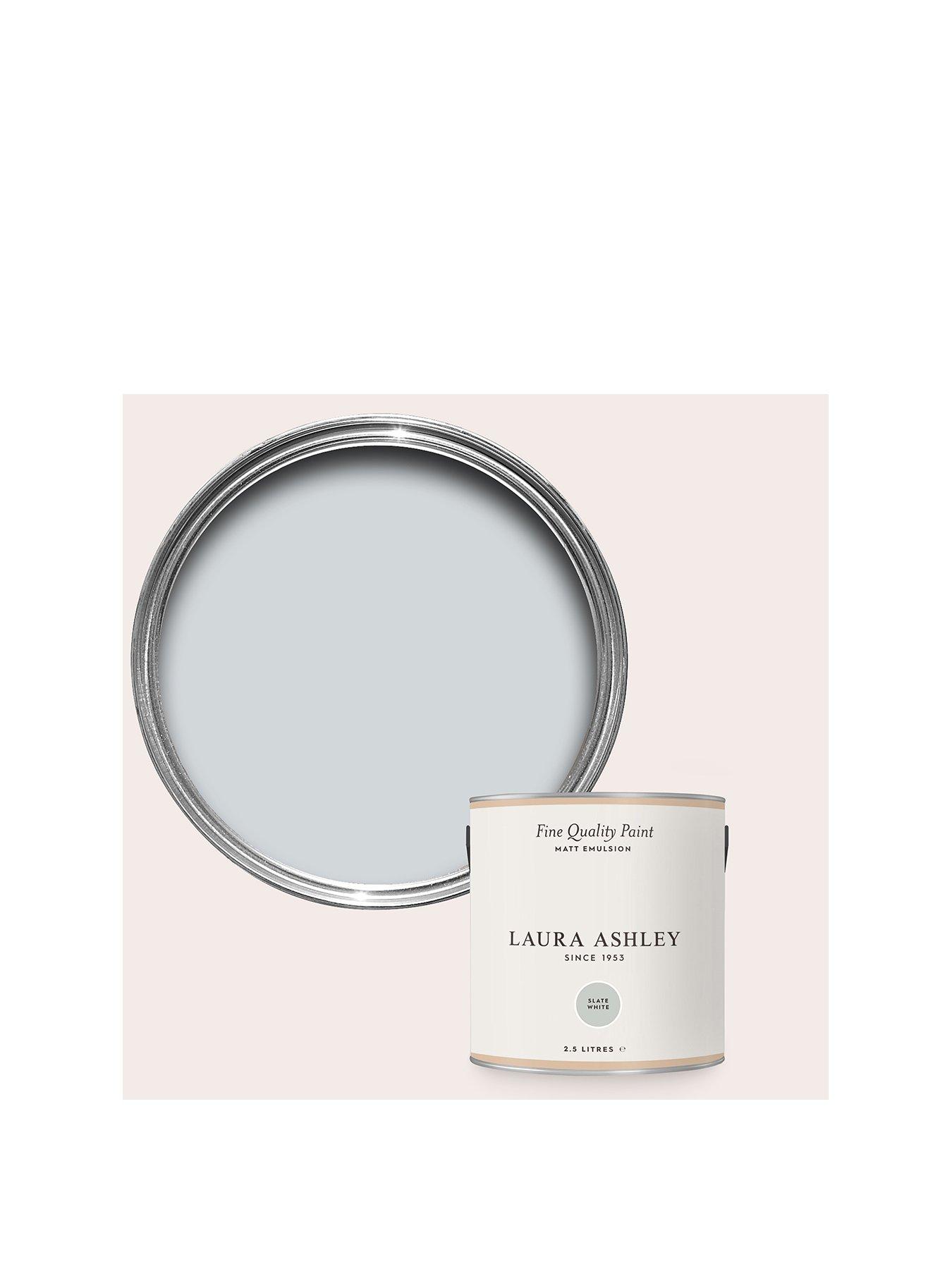 Laura Ashley Laura Ashley Matt Emulsion Slate White 2.5l Paint