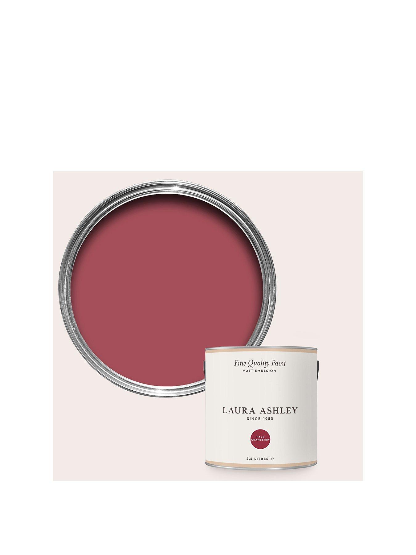 Laura Ashley Laura Ashley Matt Emulsion Pale Cranberry 2.5l Paint