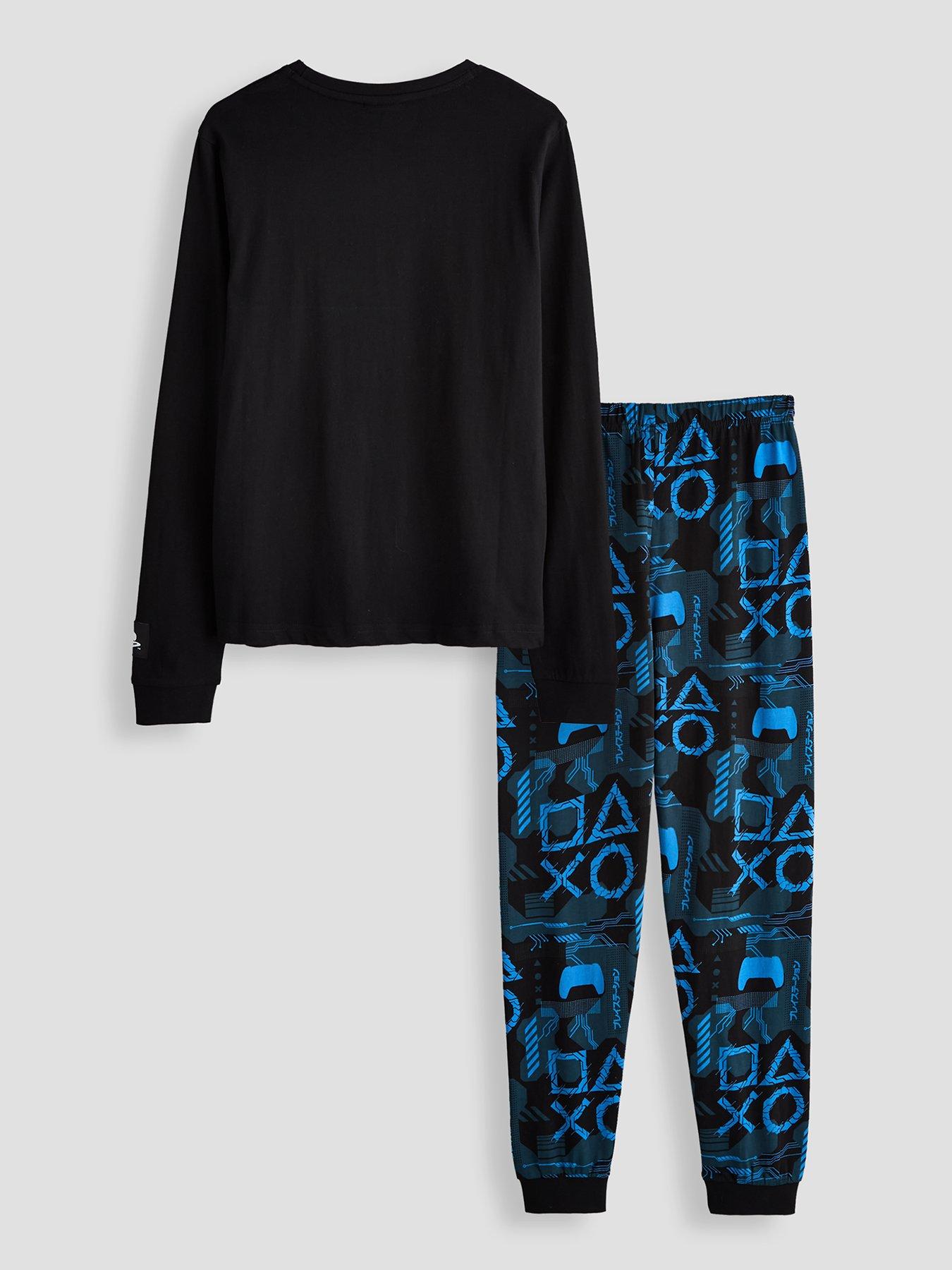 Image 2 of 6 of The Very Collection Playstation Pyjama - Blue