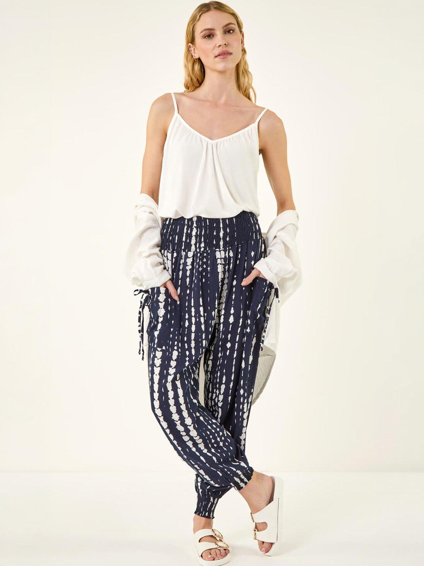 Image 1 of 5 of Roman Tie Dye Print Hareem Jogger