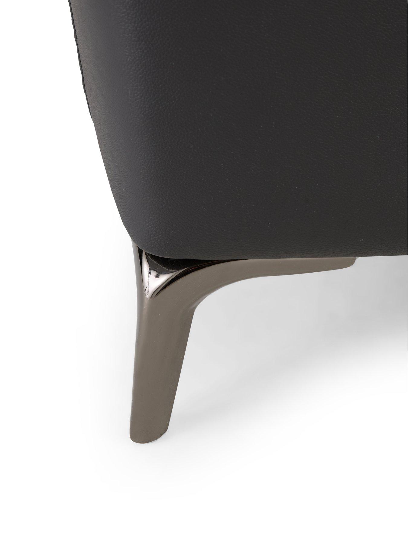 Image 7 of 8 of The Very Collection Lorenza Leather/Faux Leather Power Recliner Left Hand 3 Seater Chaise - FSC&reg; Certified