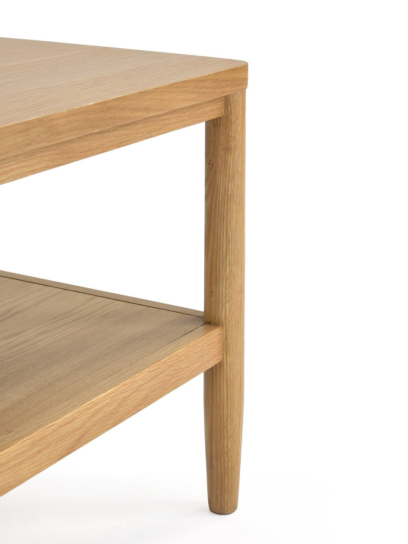 Image 4 of 7 of The Very Collection Aubrey Coffee Table Open Shelf