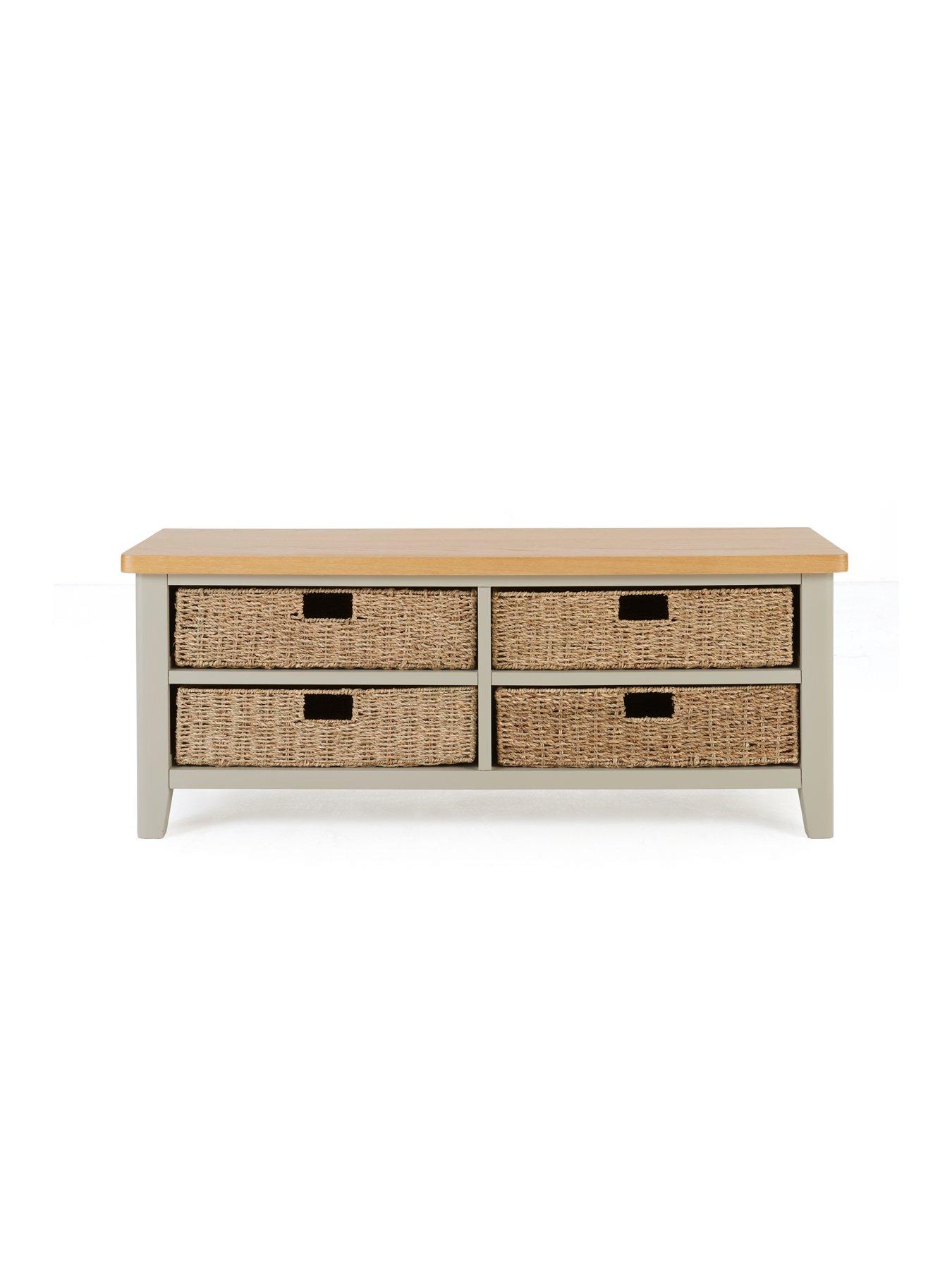 Image 3 of 7 of The Very Collection Malone Hallway Storage Bench