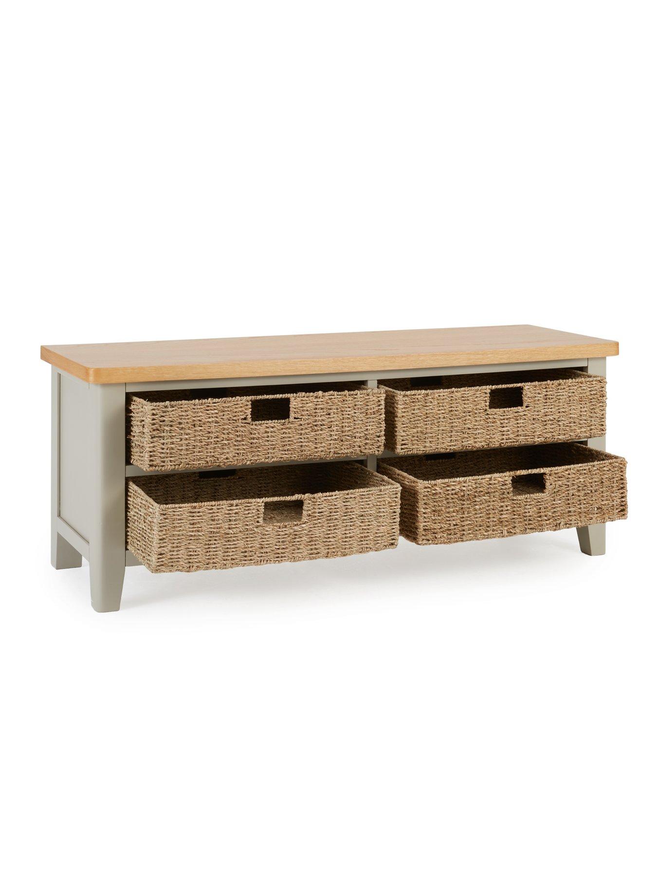 Image 5 of 7 of The Very Collection Malone Hallway Storage Bench
