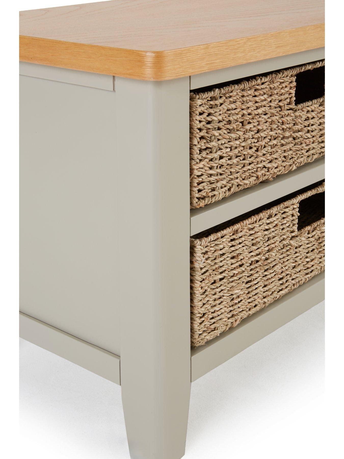 Image 7 of 7 of The Very Collection Malone Hallway Storage Bench