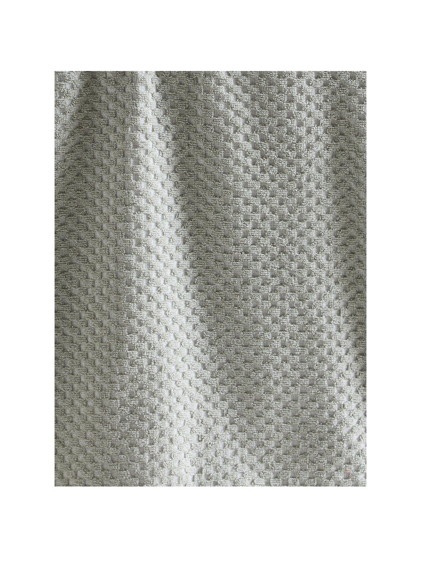 Image 2 of 4 of Dreams & Drapes Popcorn Check Towel Collection Green