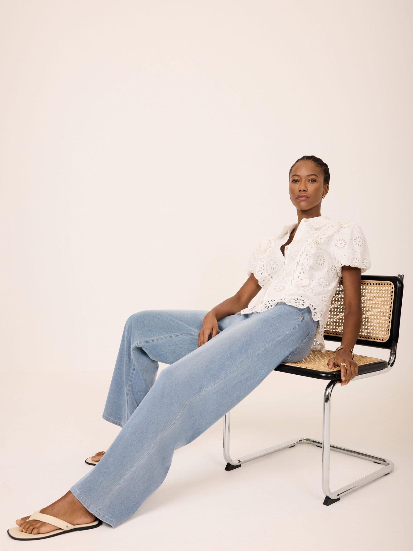 Image 2 of 6 of Mint Velvet Mid Indigo Denim Travel Jeans - Blue