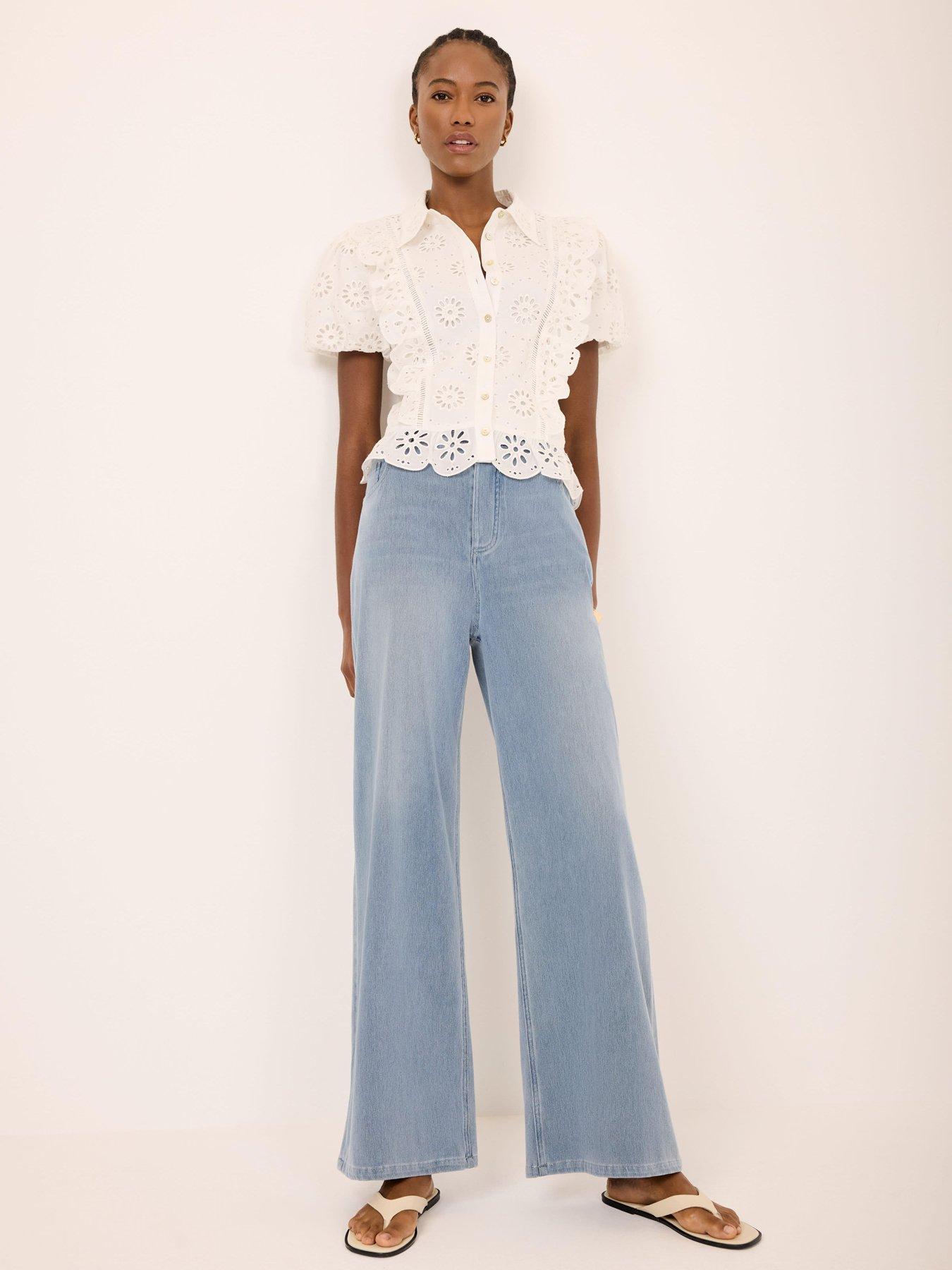 Image 3 of 6 of Mint Velvet Mid Indigo Denim Travel Jeans - Blue