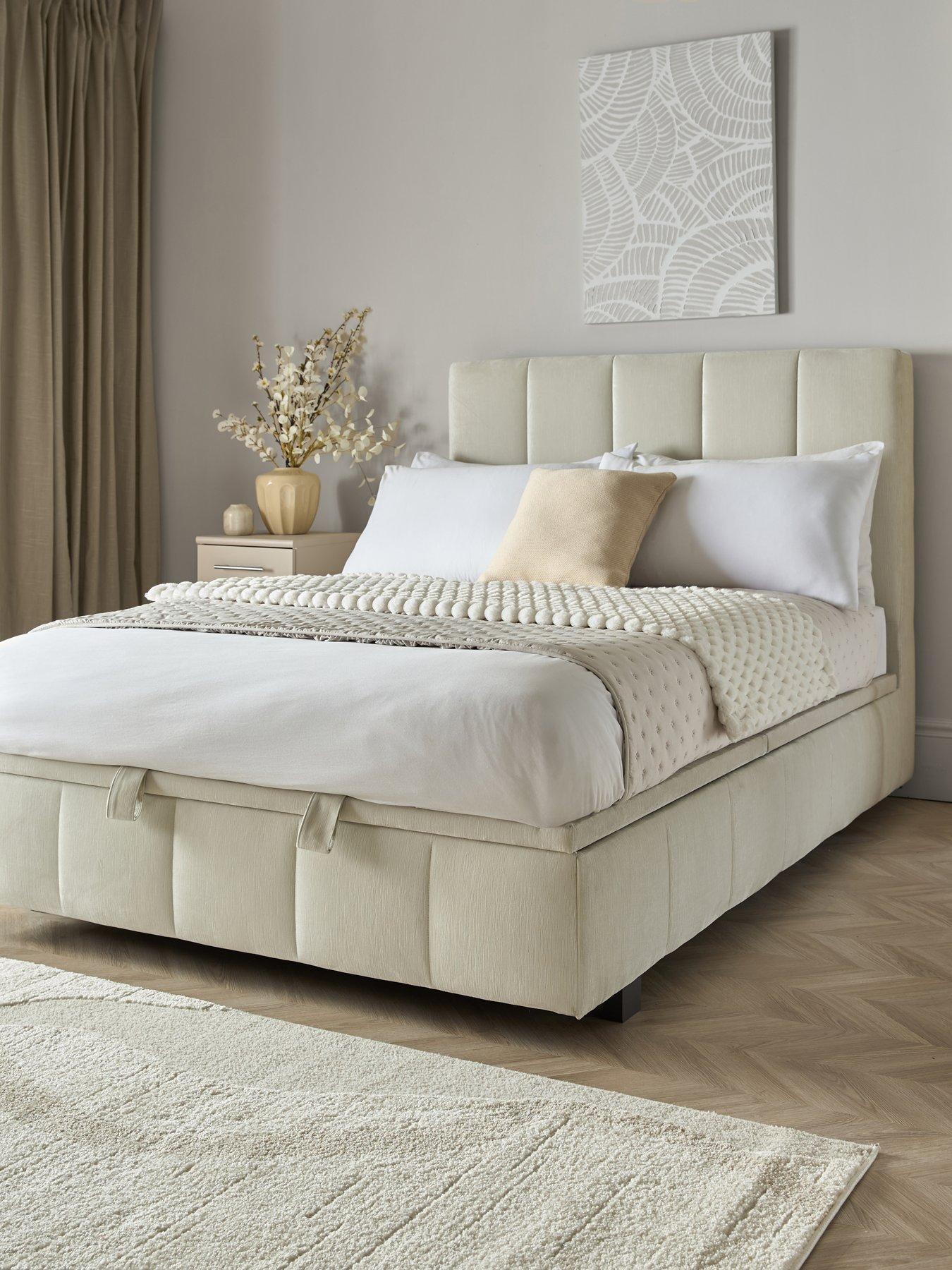 The Very Collection Remy Lift Up Ottoman Storage Bed Frame with Mattress Options (Buy  &  SAVE!)