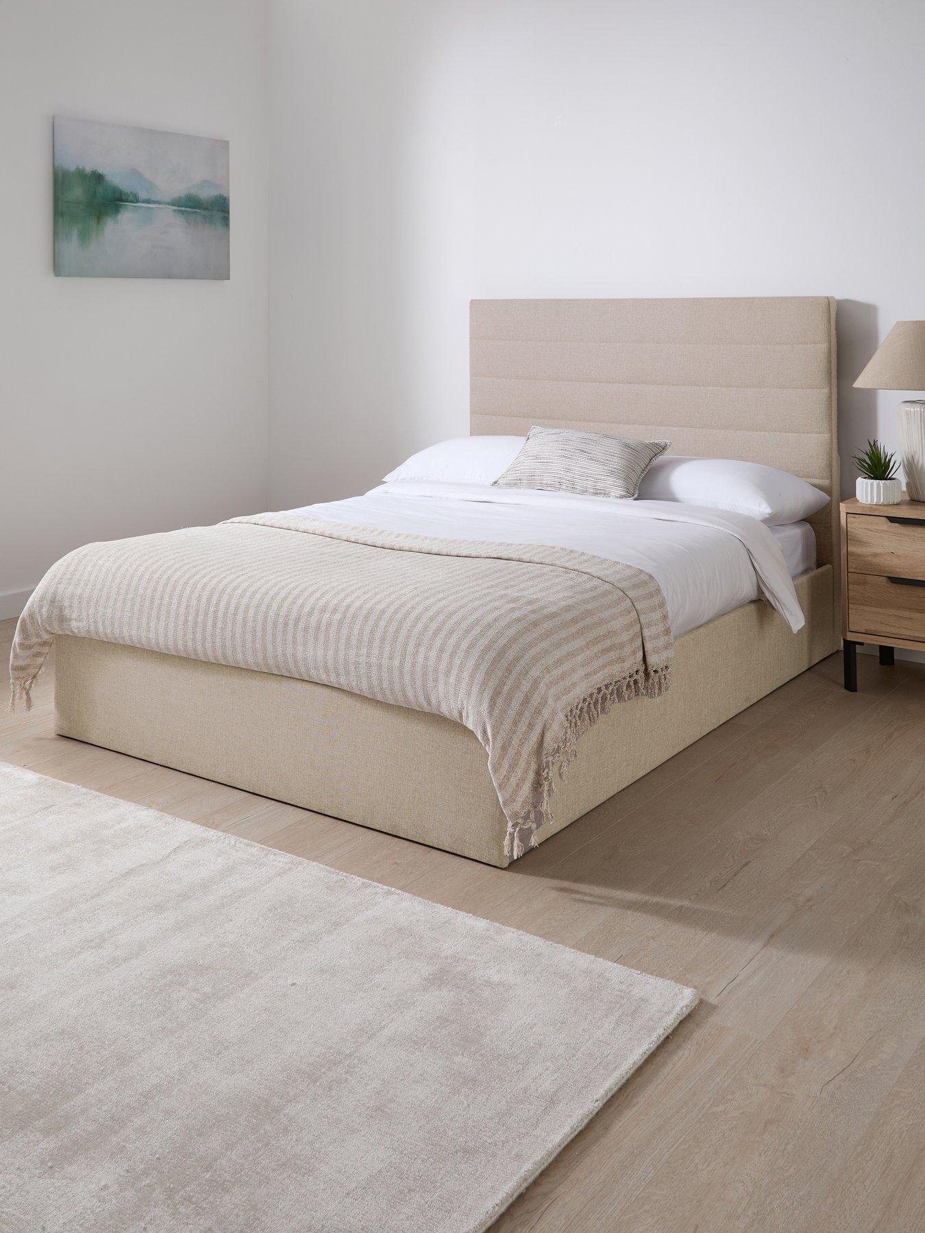 The Very Collection Lennox Fabric Bed with Mattress Options (Buy  &  SAVE!)