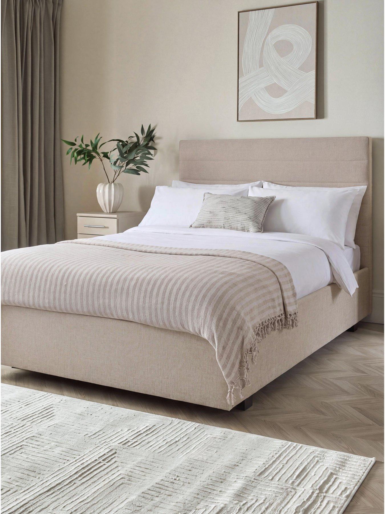Image 1 of 7 of The Very Collection Lennox&nbsp;Fabric Bed with Mattress Options (Buy &amp; SAVE!)