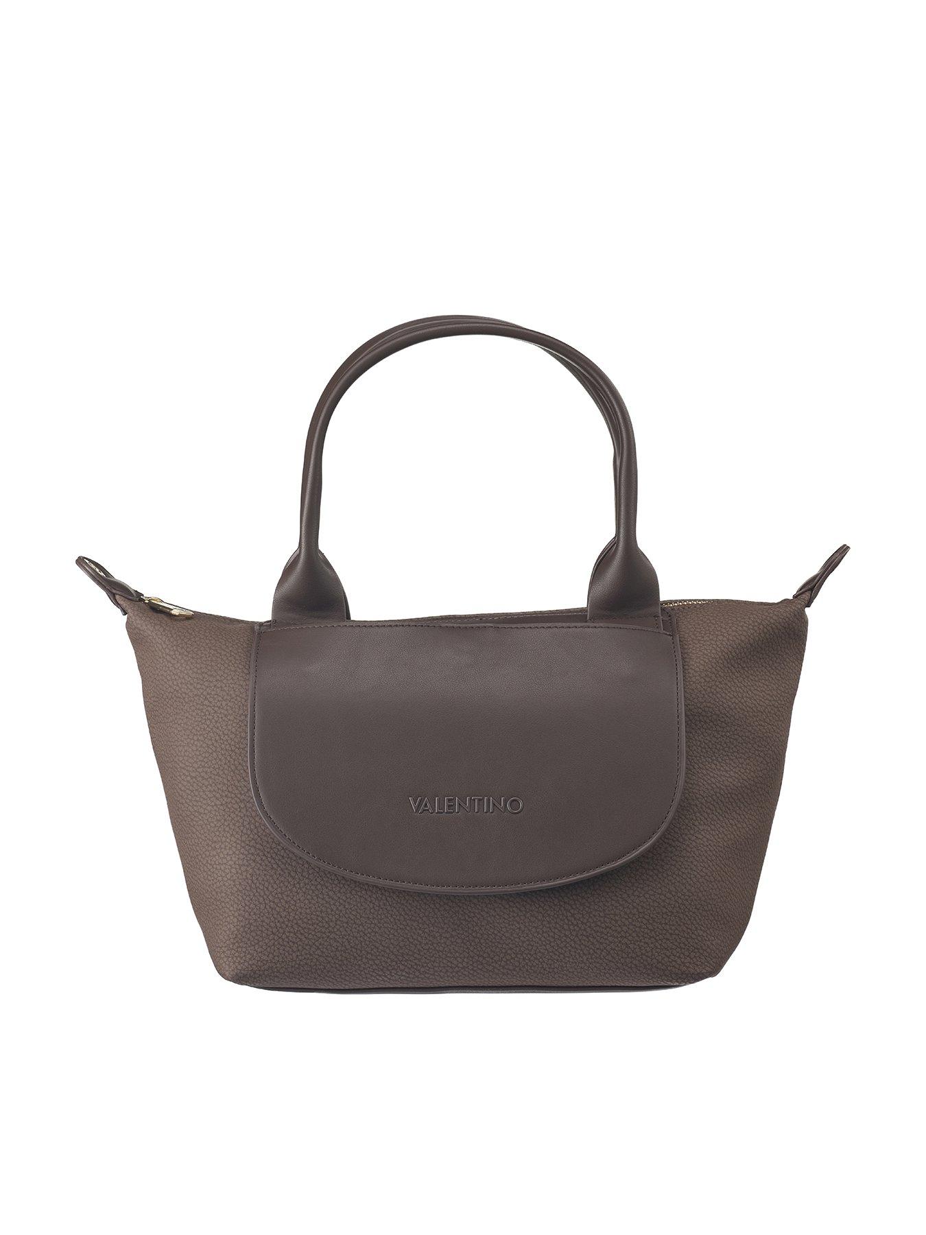 Image 1 of 6 of Valentino Snowfall Shopping Bag - Brown